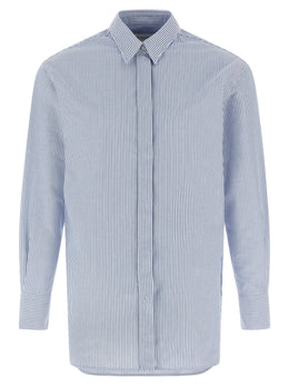 Golden Goose Blaue Baumwollbluse