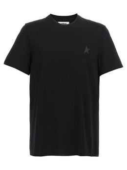 Golden Goose Schwarzes Baumwoll-T-Shirt