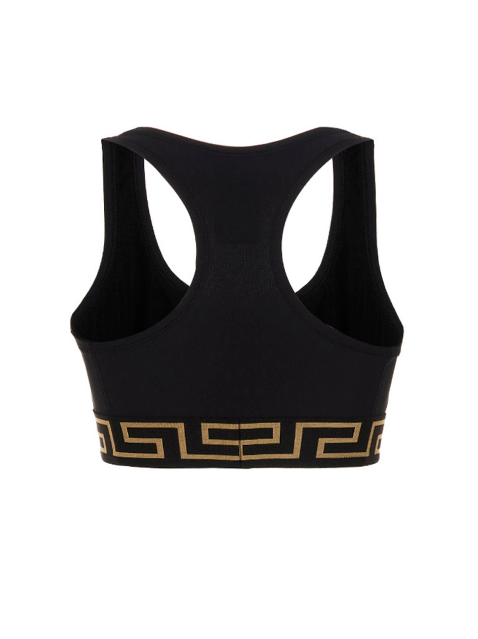 Versace Schwarzer Sport-BH aus Polyamid