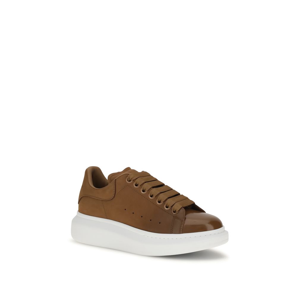 Alexander McQueen Braune Kalbsleder Bos Taurus Chunky Sneaker
