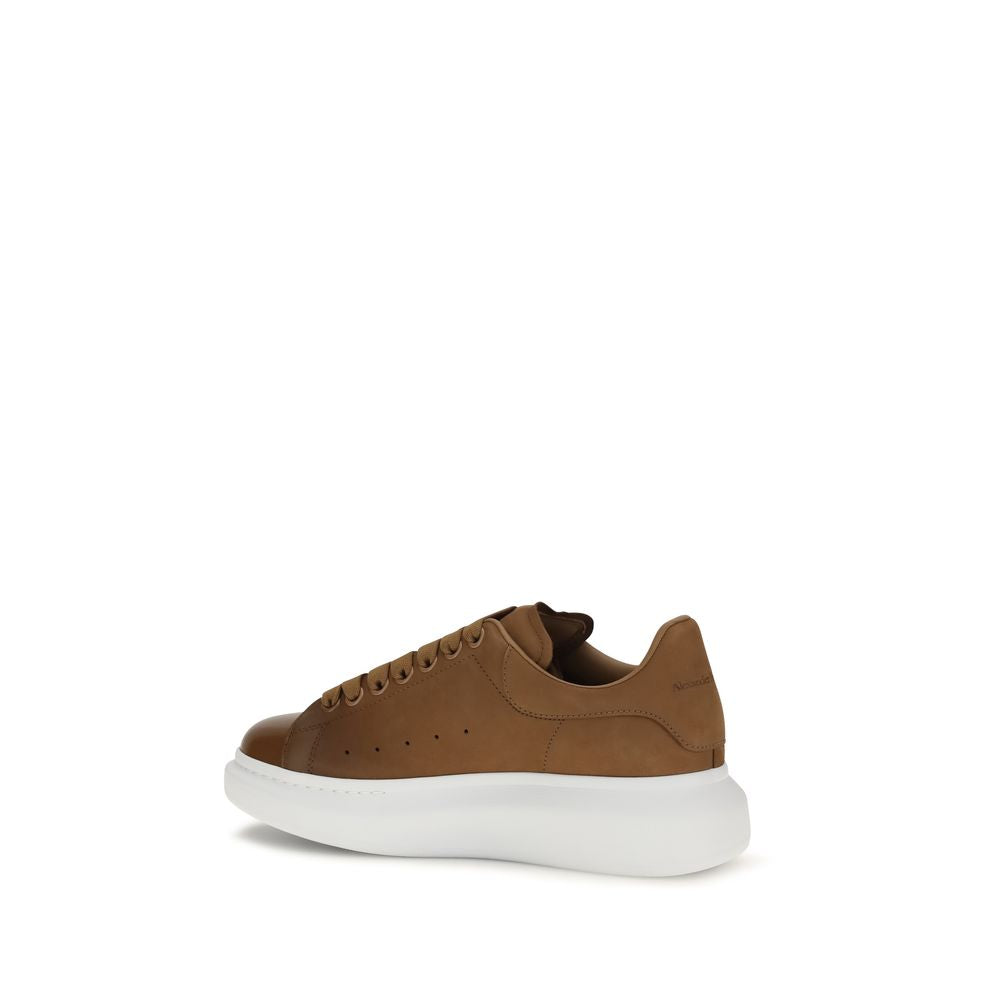 Alexander McQueen Braune Kalbsleder Bos Taurus Chunky Sneaker