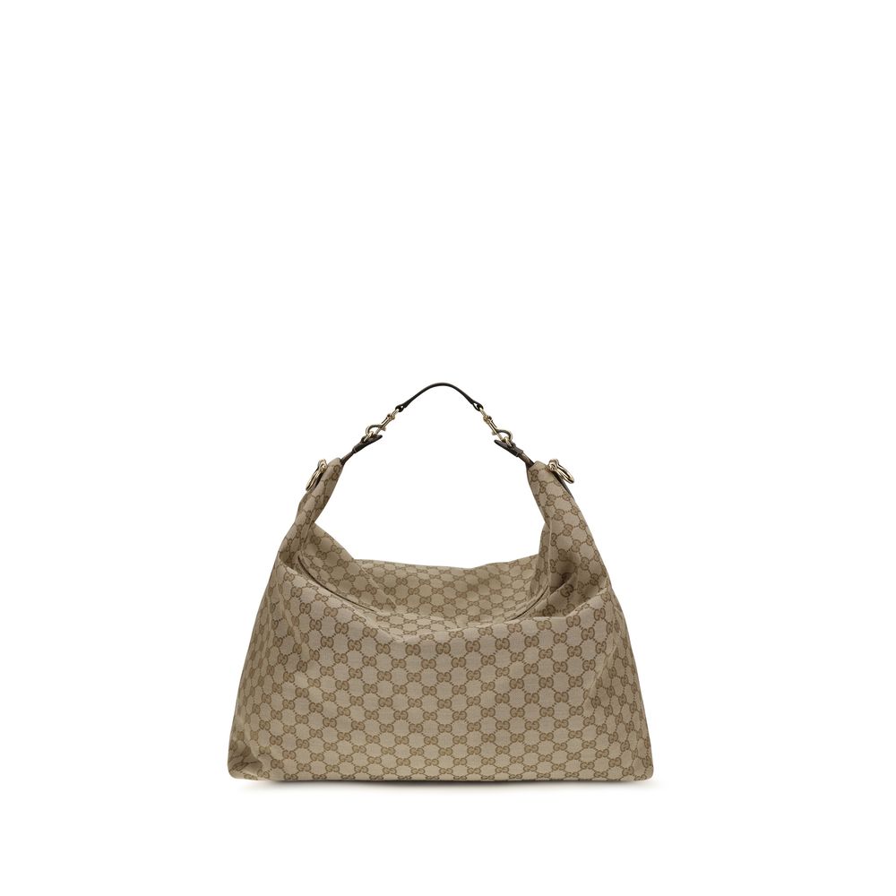Gucci Beige Stoff-Schultertasche