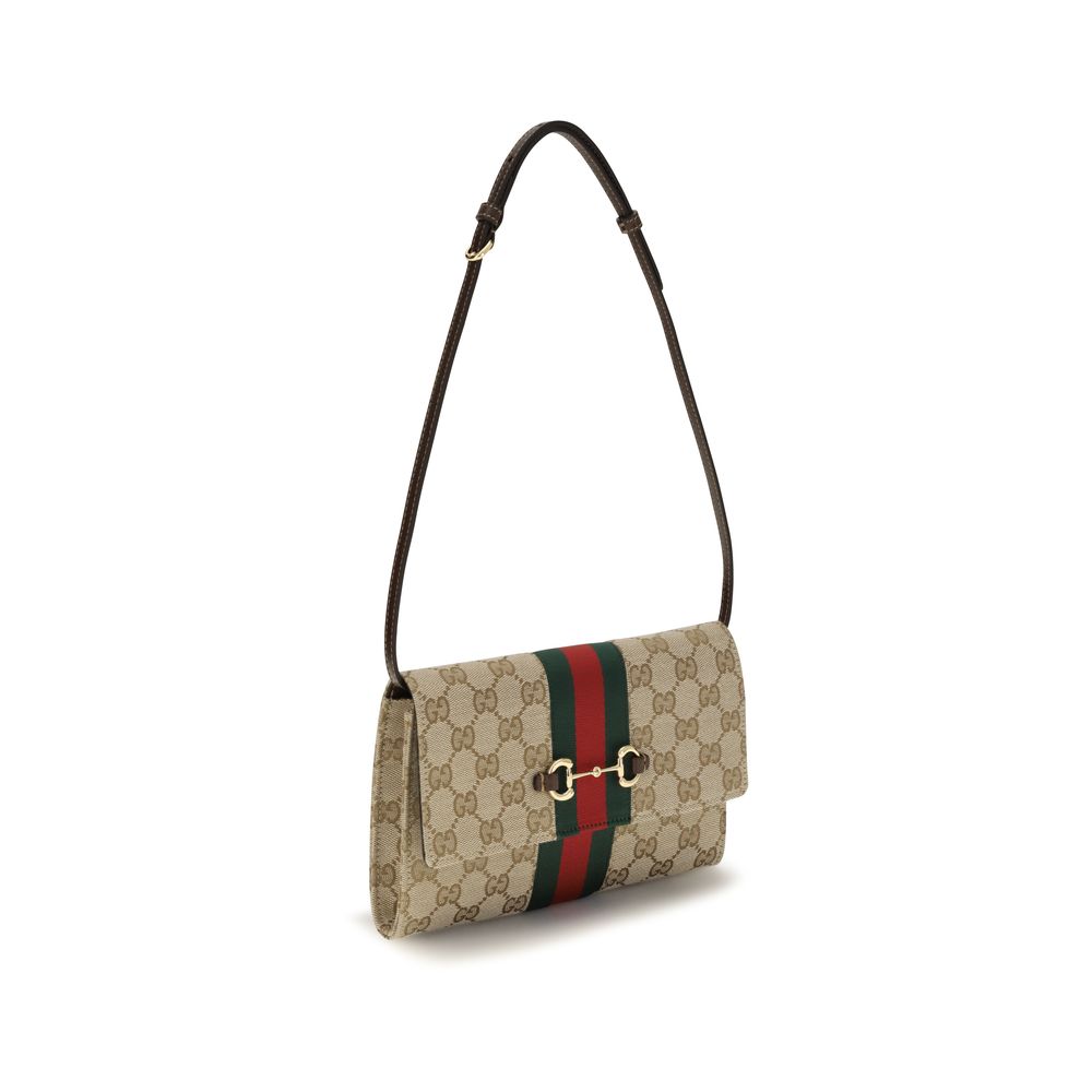 Gucci Braune Stoffgeldbörse