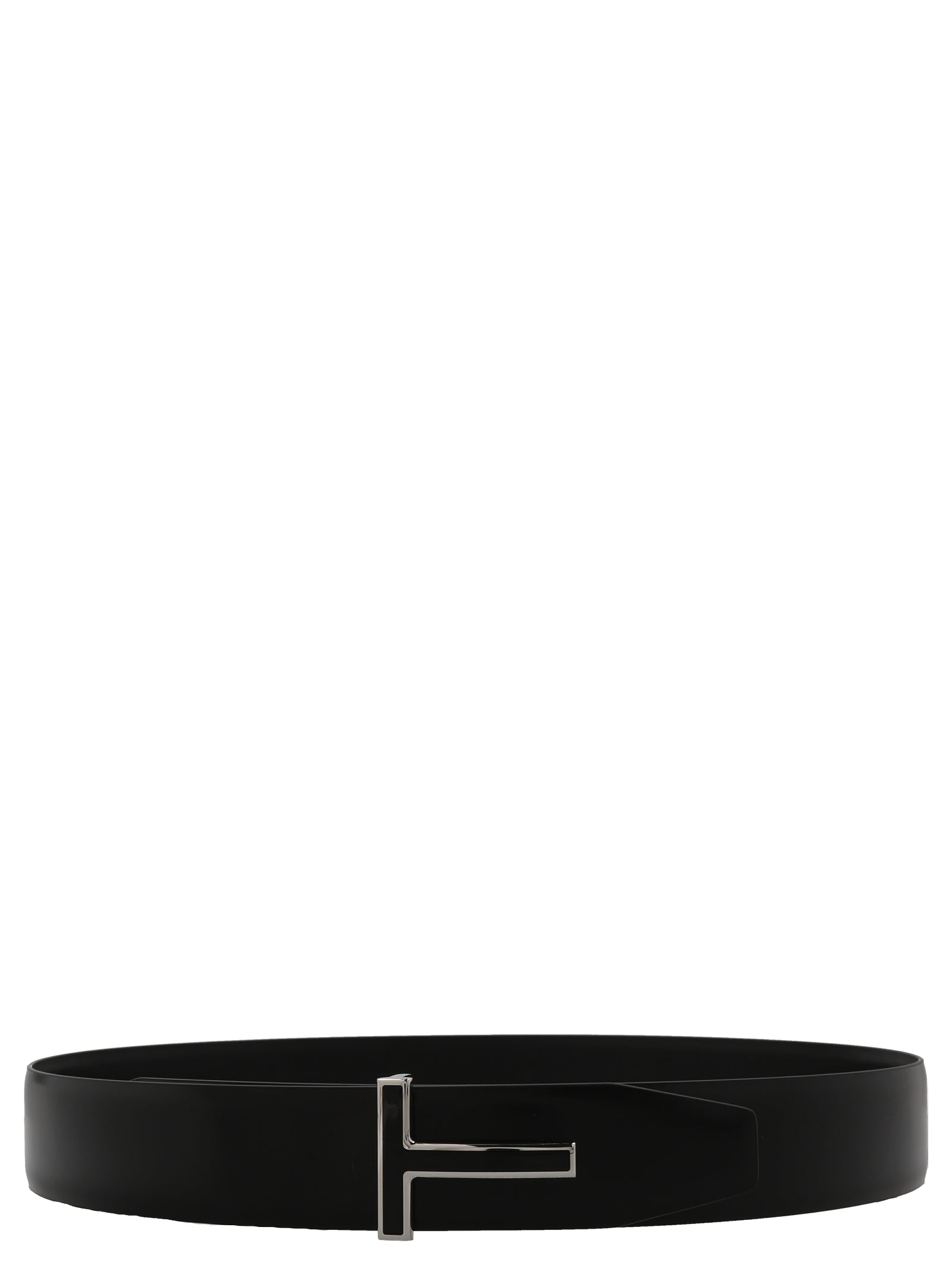 Tom Ford Schwarzer Kalbsleder Gürtel Regular