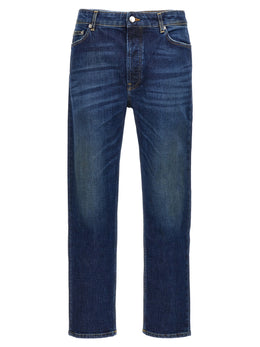 Department 5 Blaue Jeans aus Baumwolle im geraden Schnitt