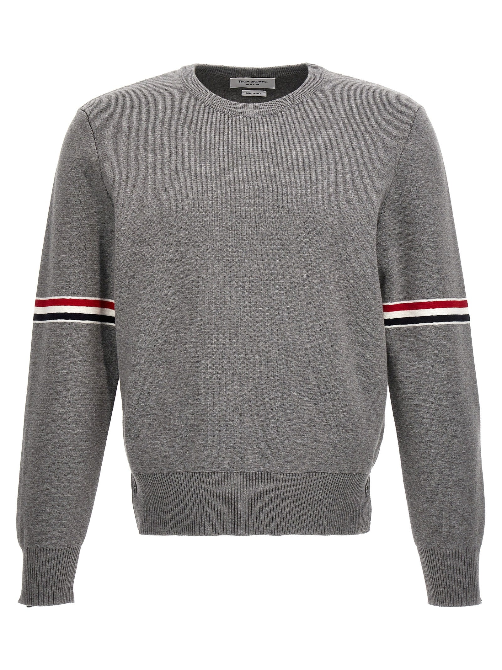 Thom Browne Grauer Baumwollcardigan
