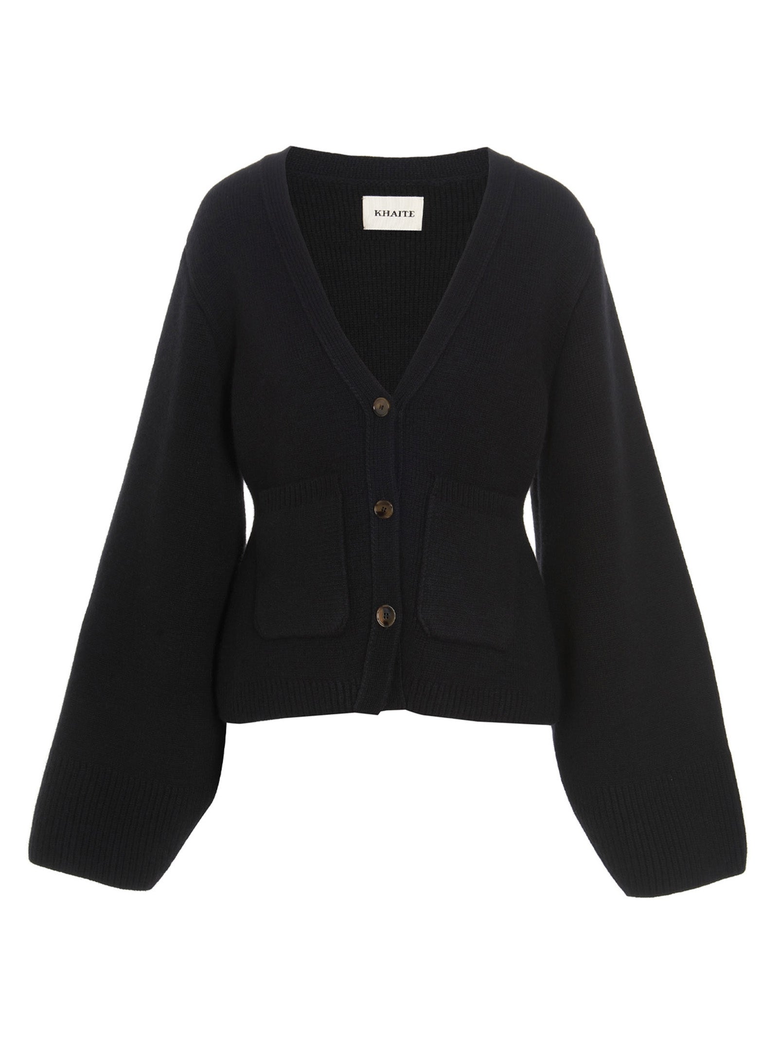 Khaite Schwarzer Kaschmir-Cardigan