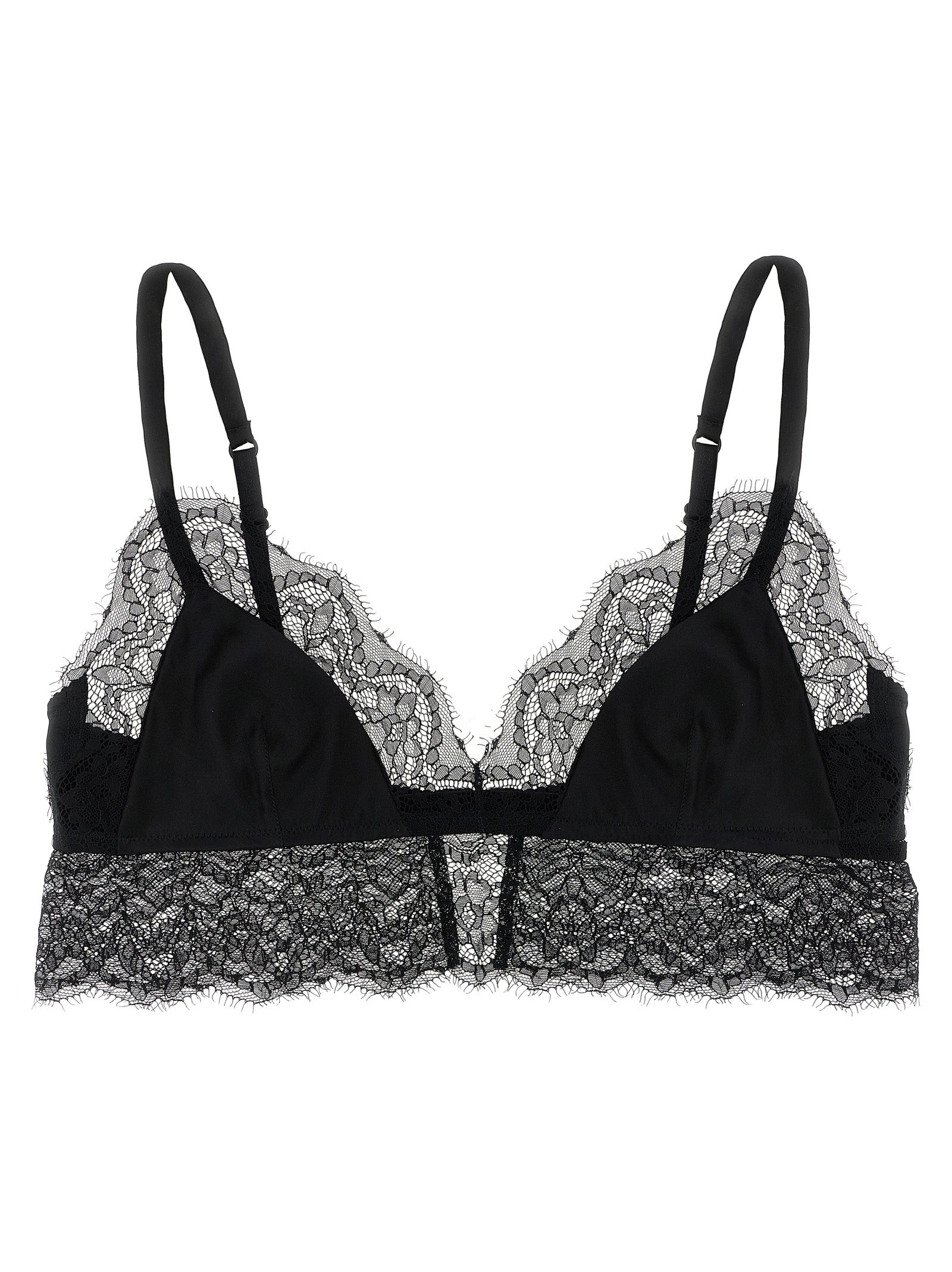 Dolce & Gabbana Schwarzer Seiden-BH