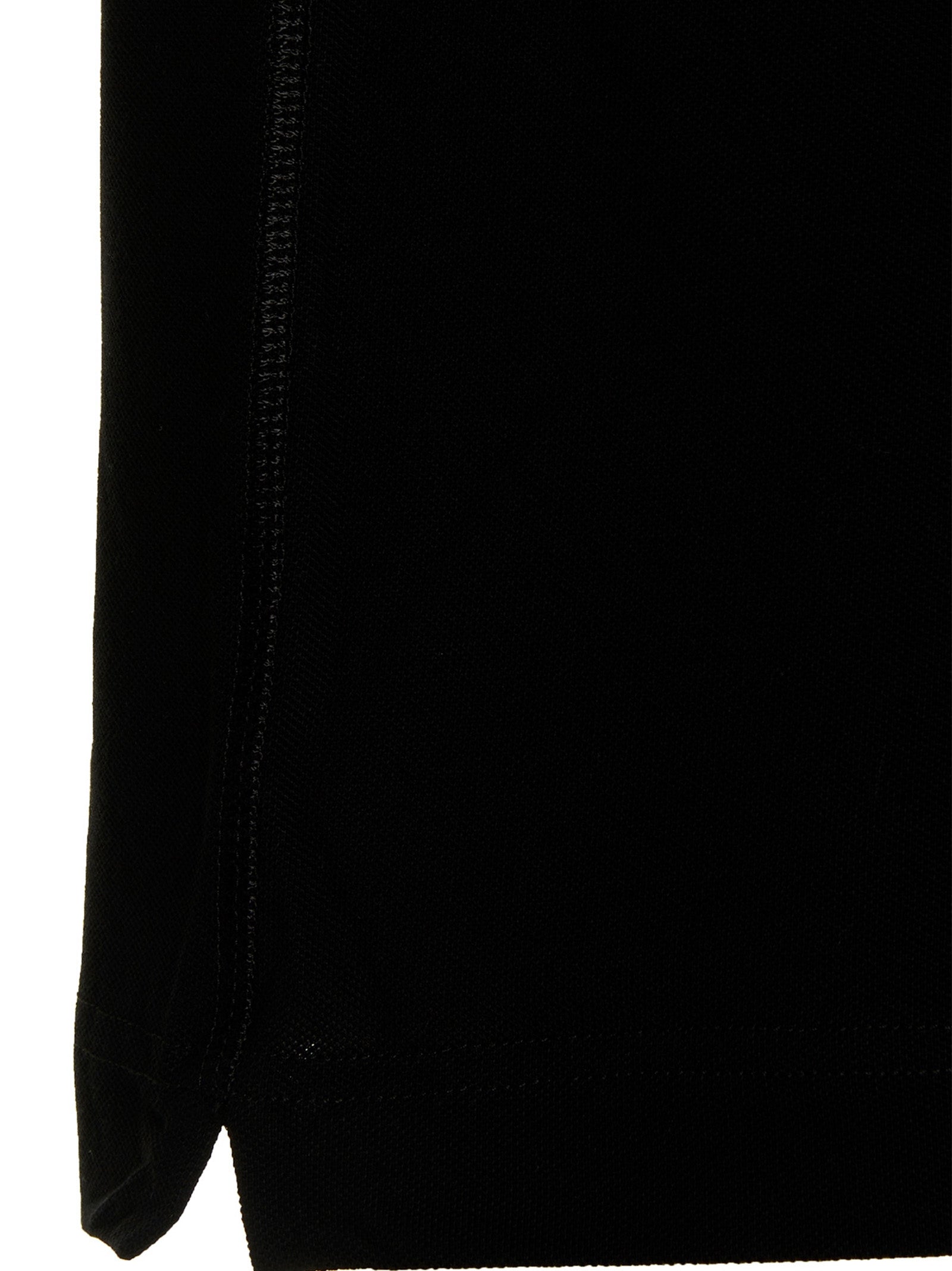 Dolce & Gabbana Schwarzes Baumwoll-Poloshirt