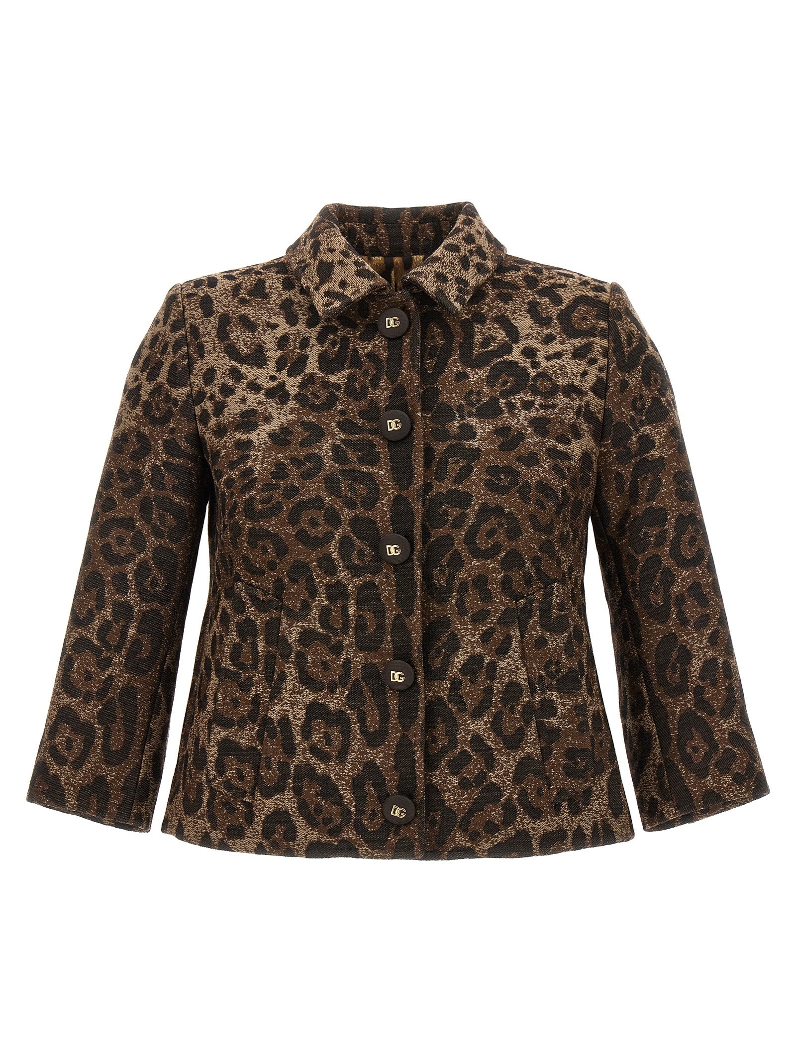 Dolce & Gabbana Brauner Blazer aus reiner Schurwolle