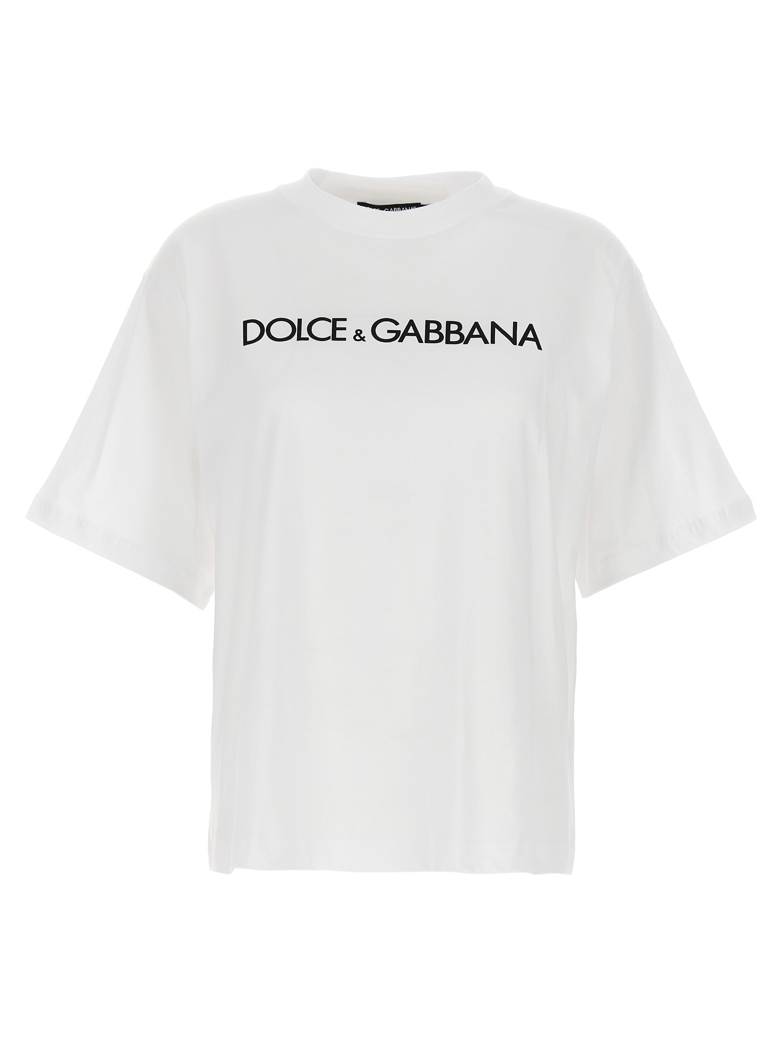 Dolce & Gabbana Weißes Baumwoll-T-Shirt