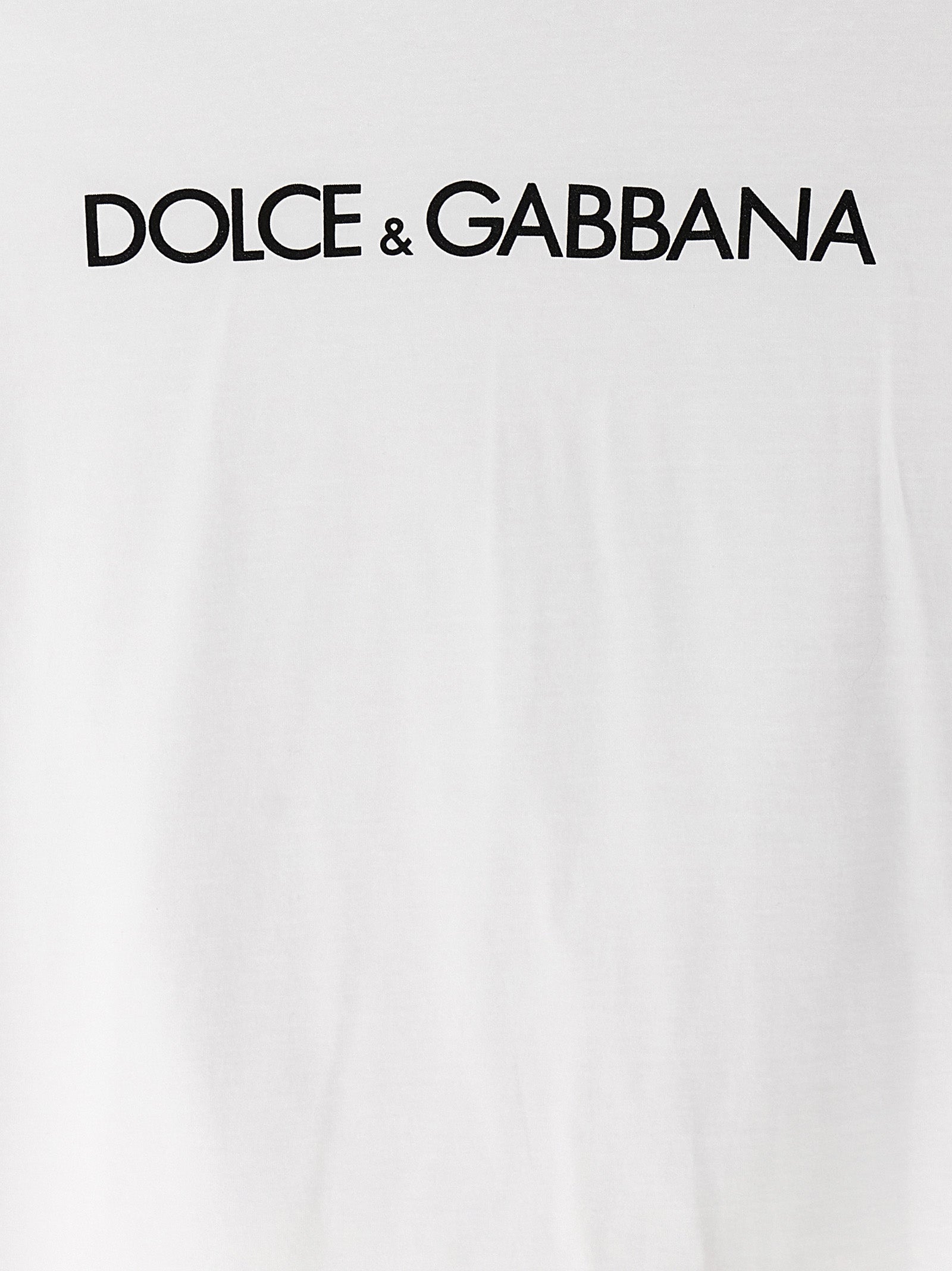 Dolce & Gabbana Weißes Baumwoll-T-Shirt