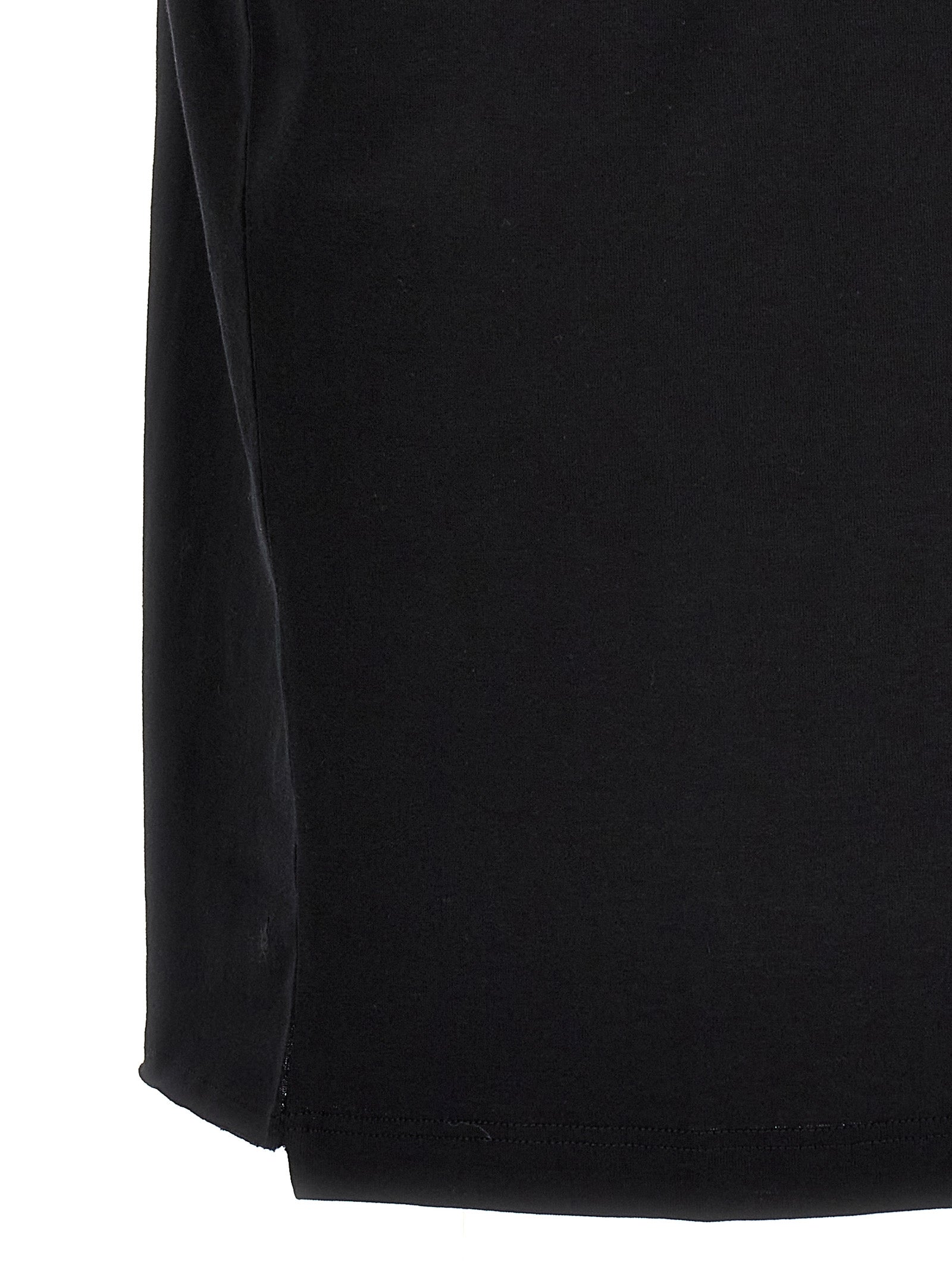 Saint Laurent Schwarzes Baumwoll-T-Shirt