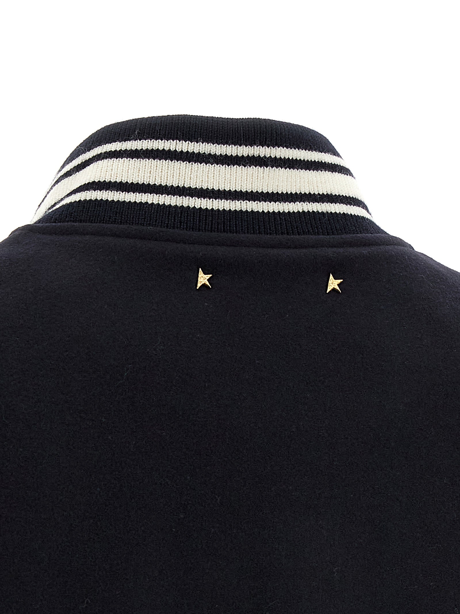 Golden Goose Blauer Bomber aus reiner Schurwolle