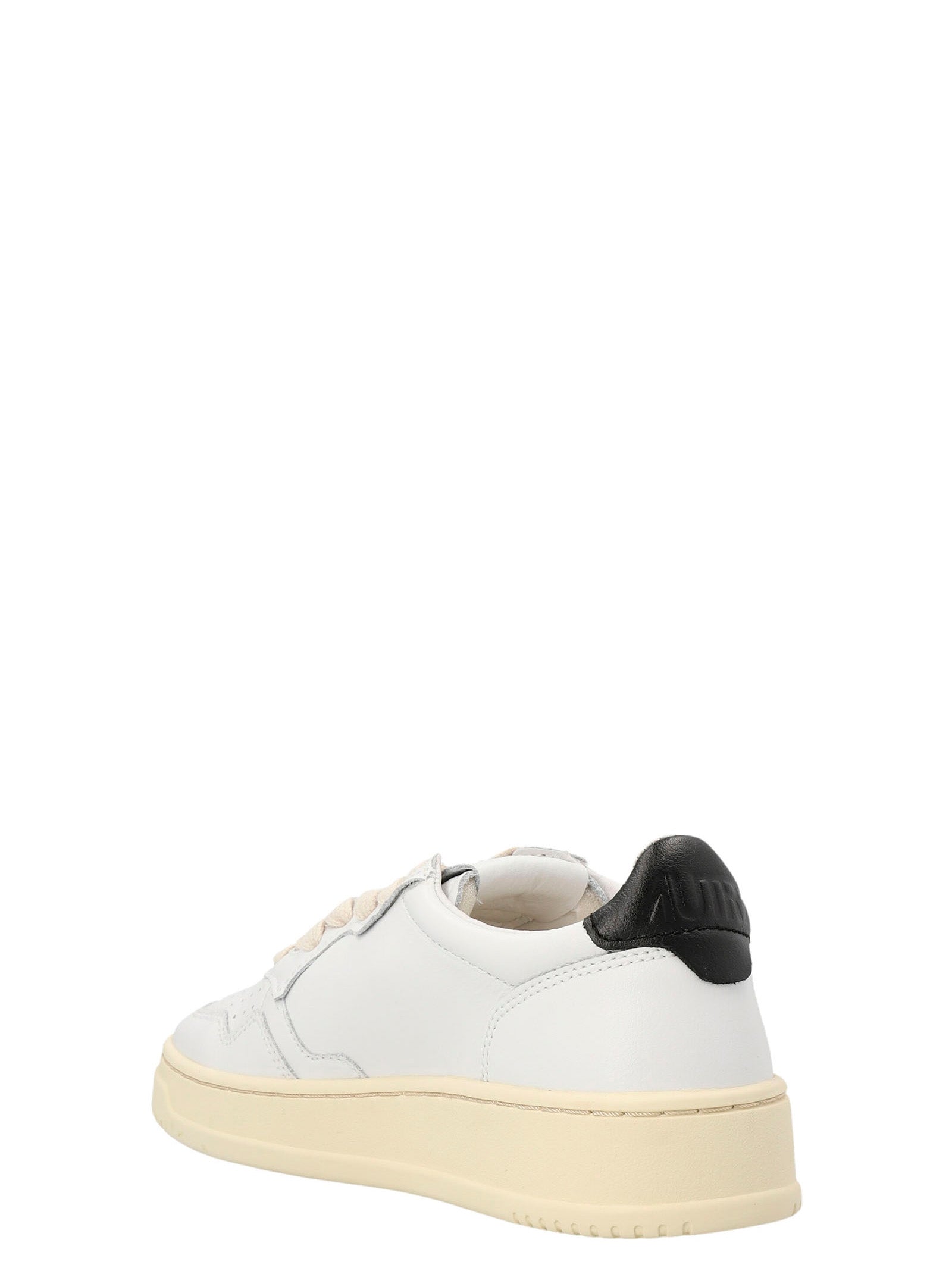 Autry Zweifarbige Low-Top-Sneaker aus Rindsleder