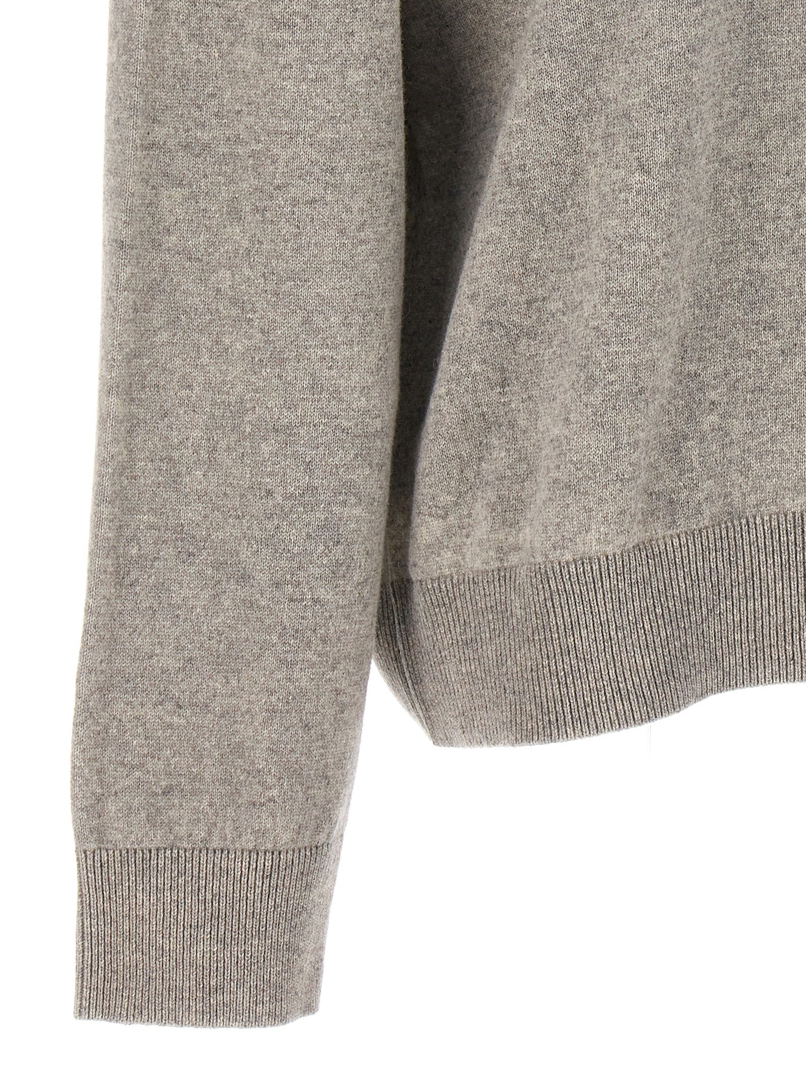 Armarium Grauer Kaschmir-Strickjacke