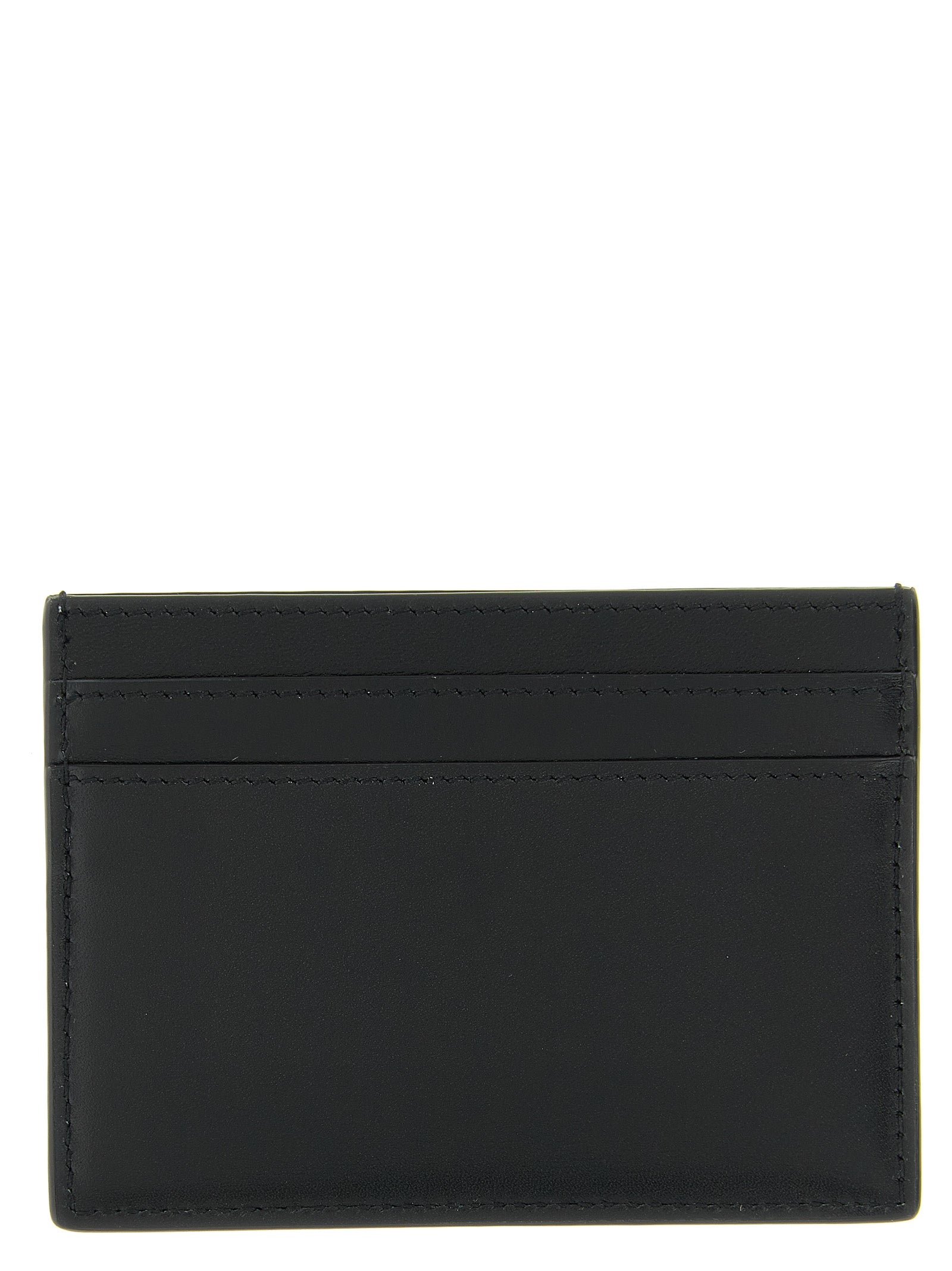 Saint Laurent Schwarzer Kalbsleder-Kartenetui