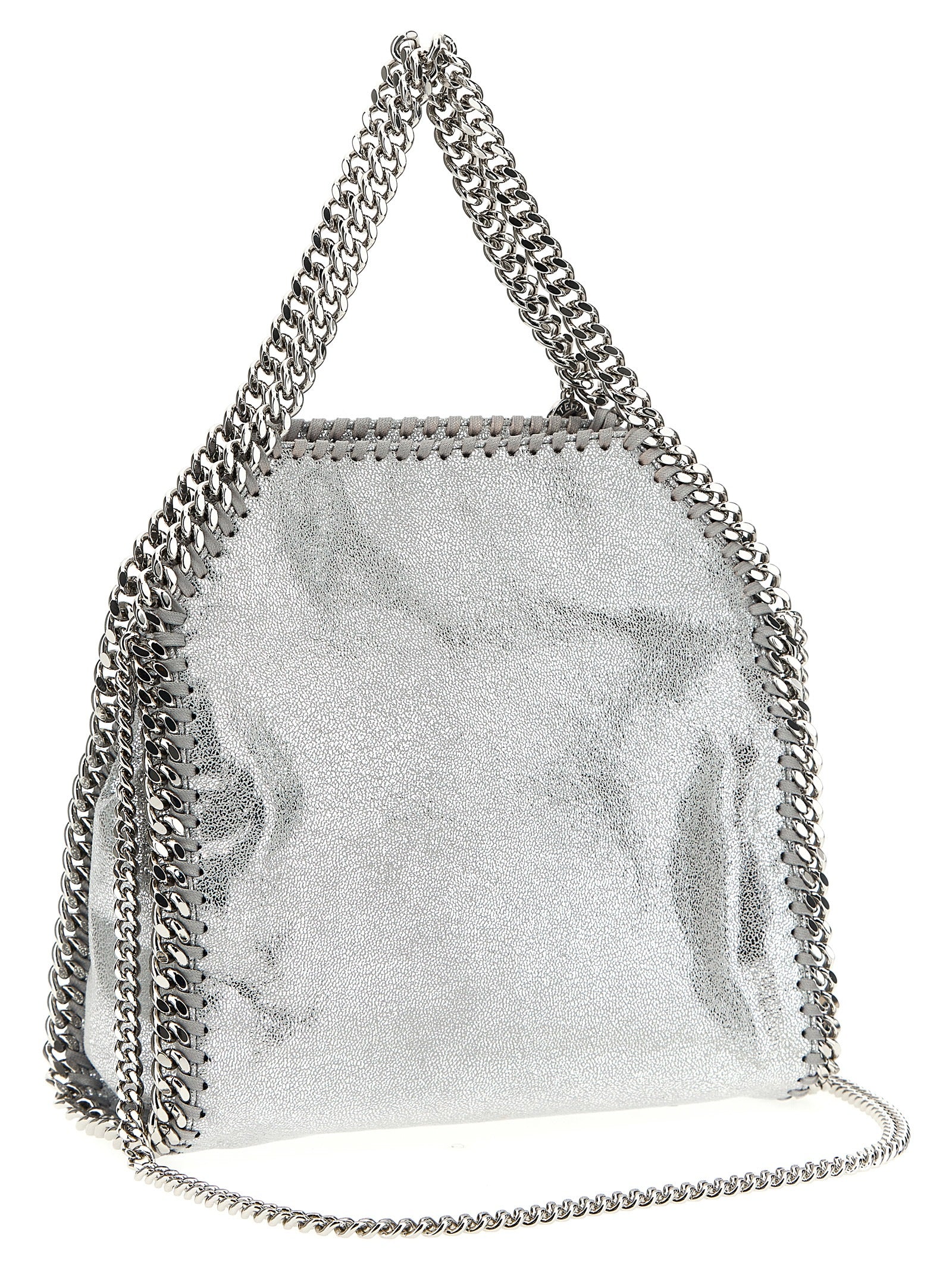 Stella McCartney Silberne Polyester-Handtasche