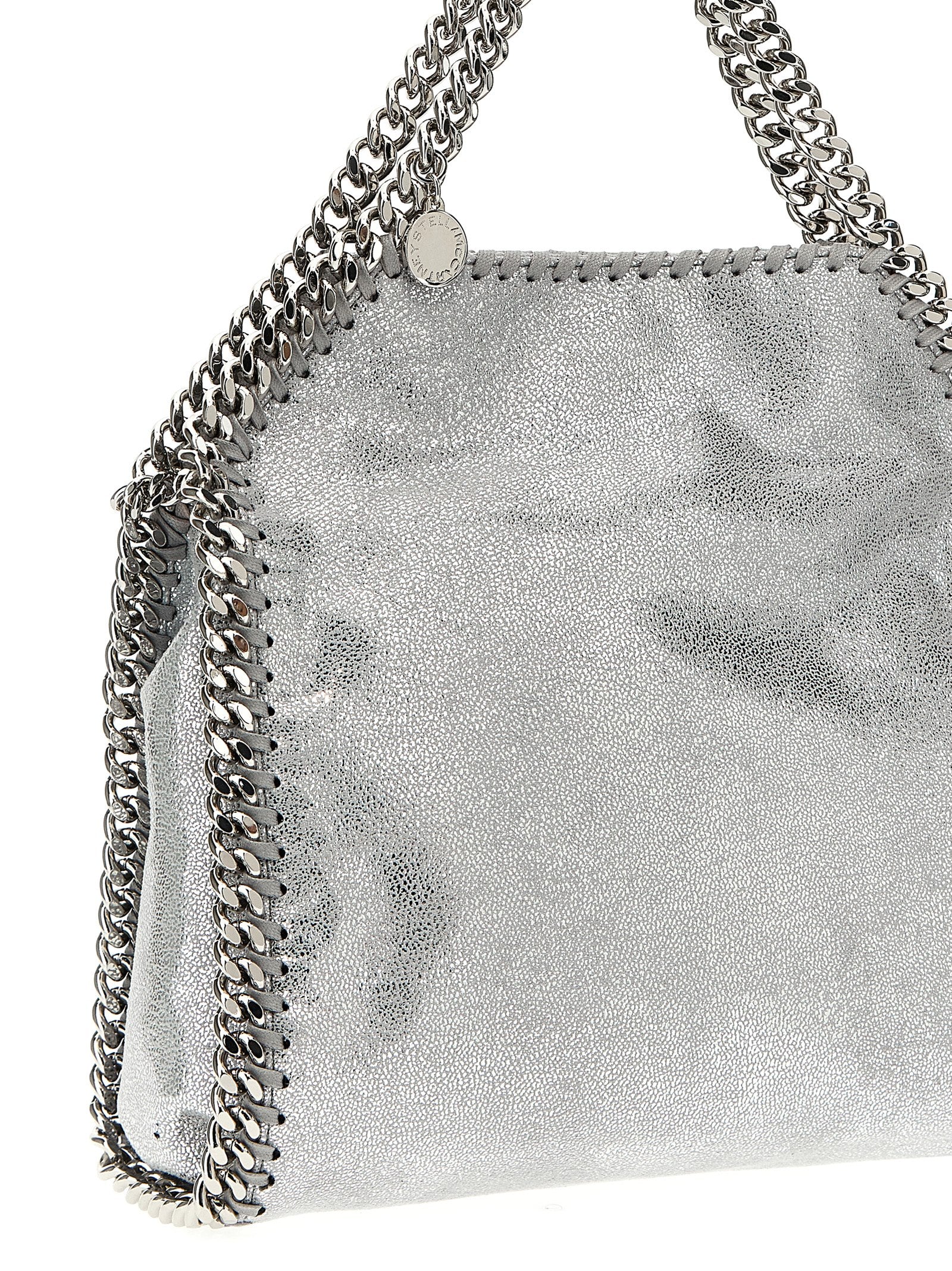 Stella McCartney Silberne Polyester-Handtasche