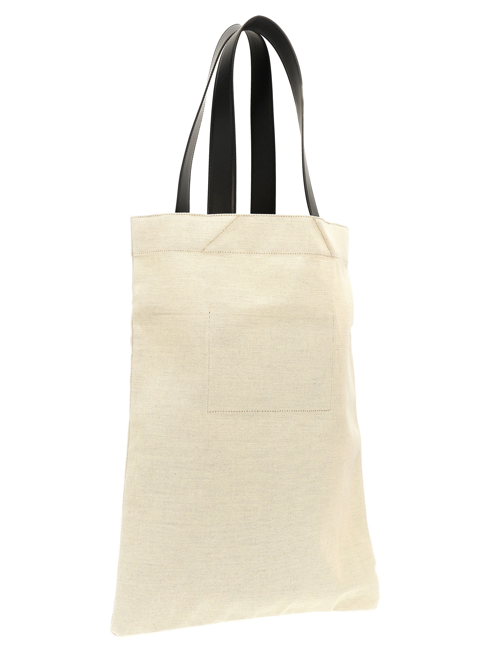 Jil Sander Zweifarbige Baumwolltasche