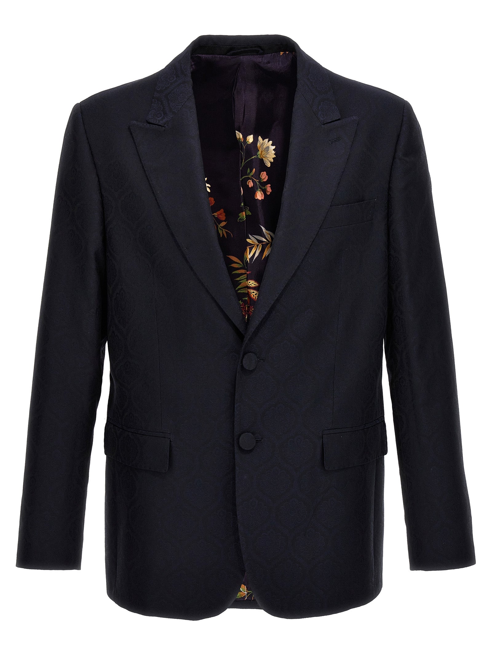 Etro Blauer Baumwollblazer
