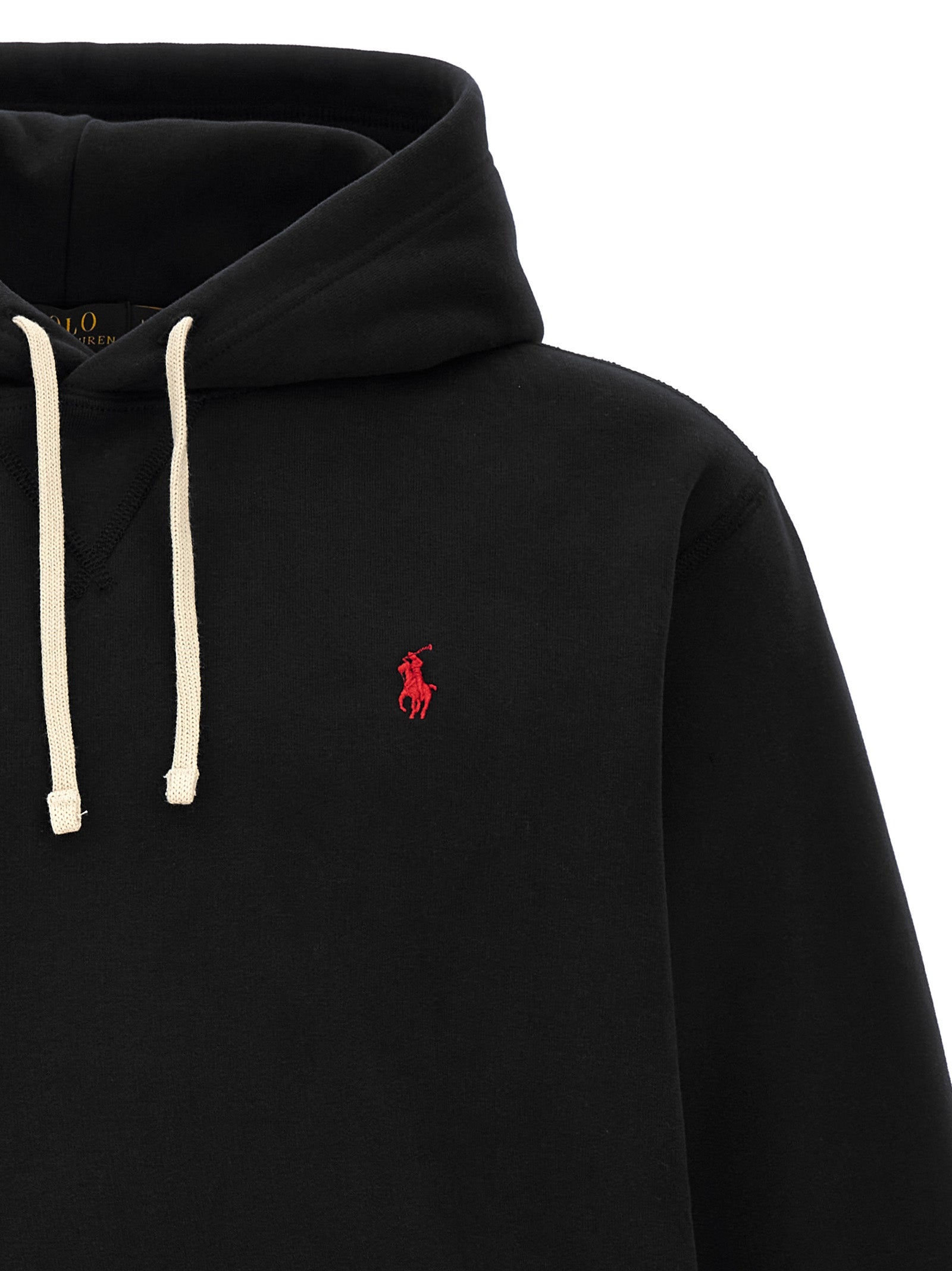 Polo Ralph Lauren Schwarzer Baumwoll-Sweatshirt