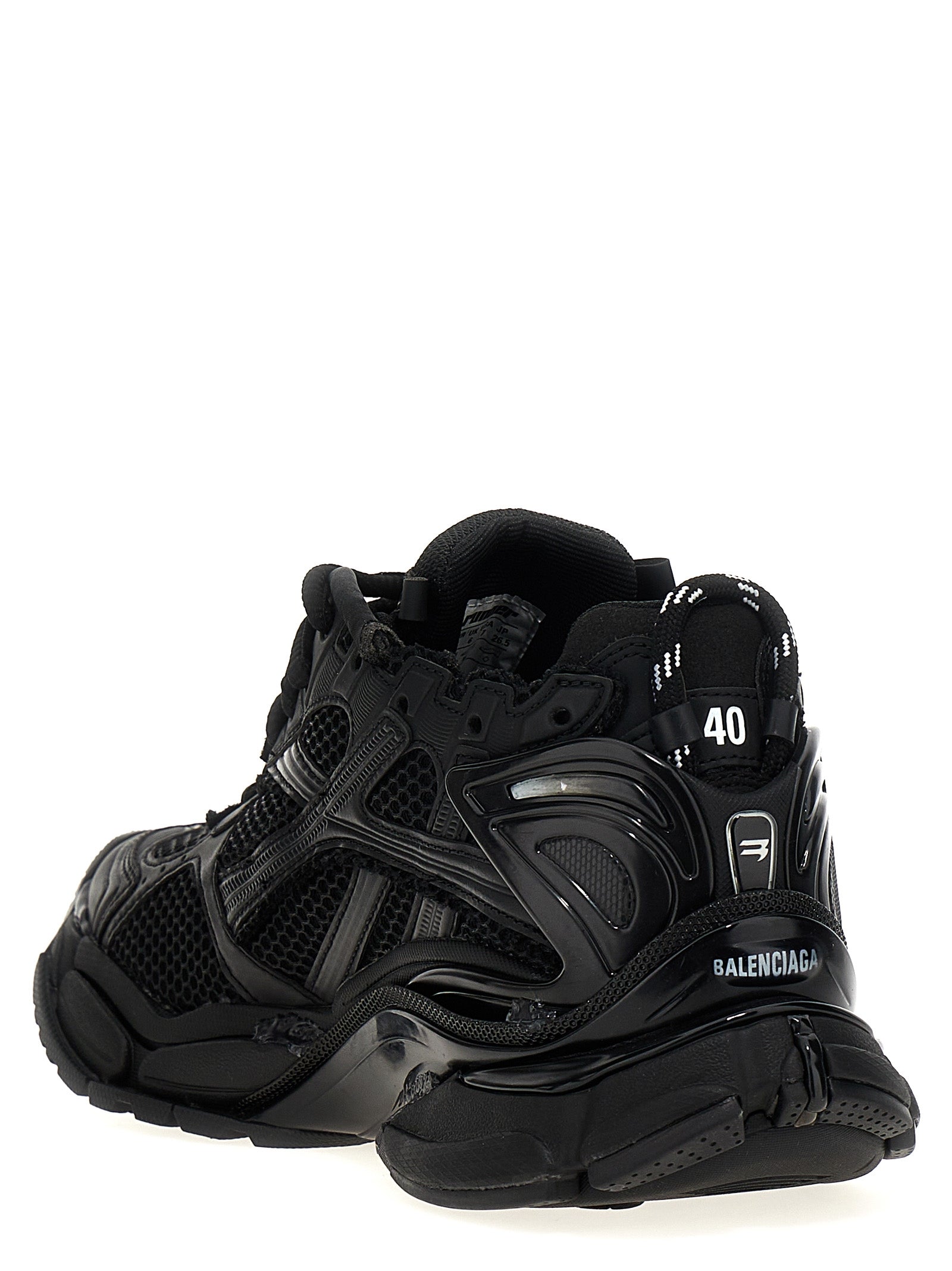 Balenciaga Schwarze Sneaker aus Polyester für sportliche Looks