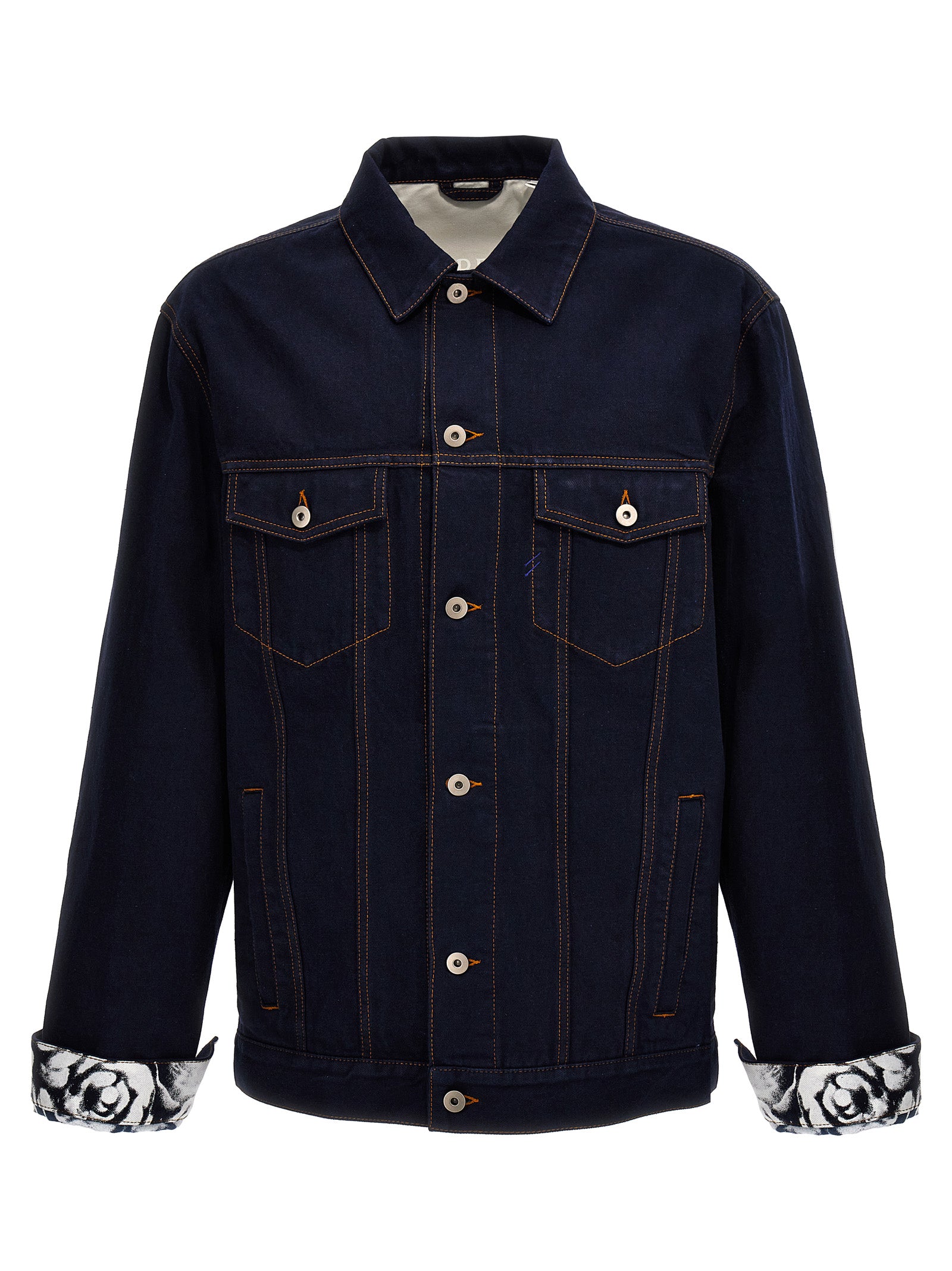 Burberry Blaue Jeansjacke aus Baumwolle