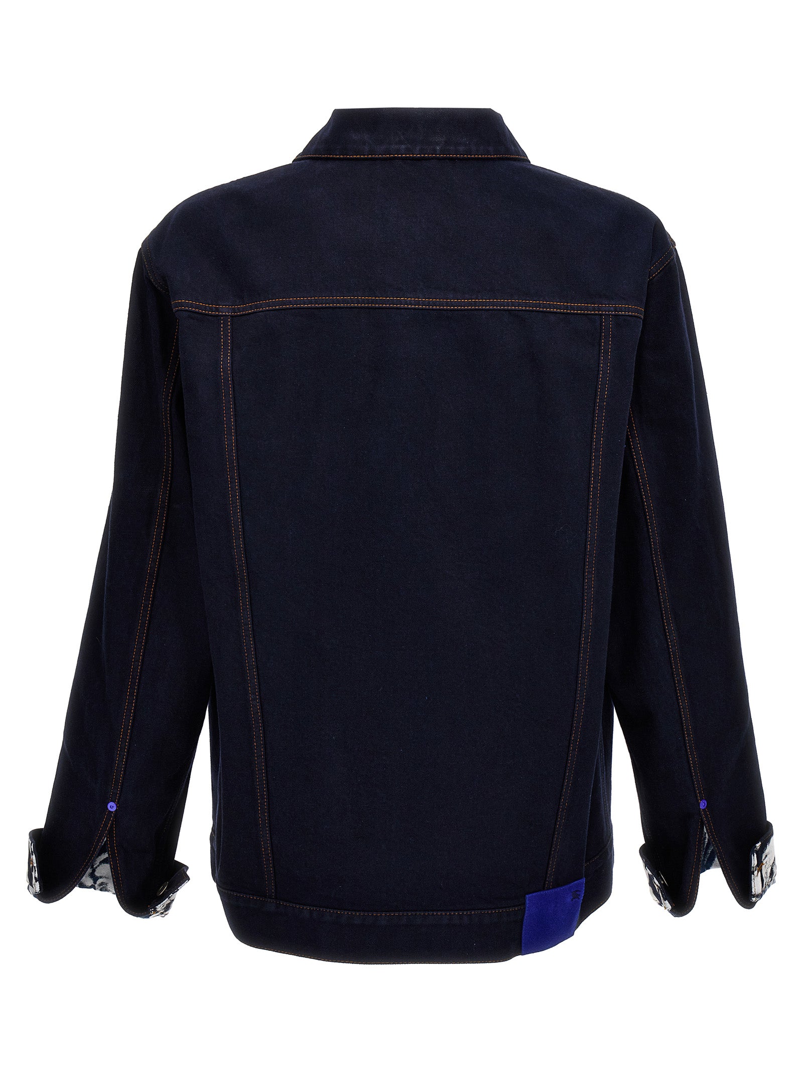 Burberry Blaue Jeansjacke aus Baumwolle