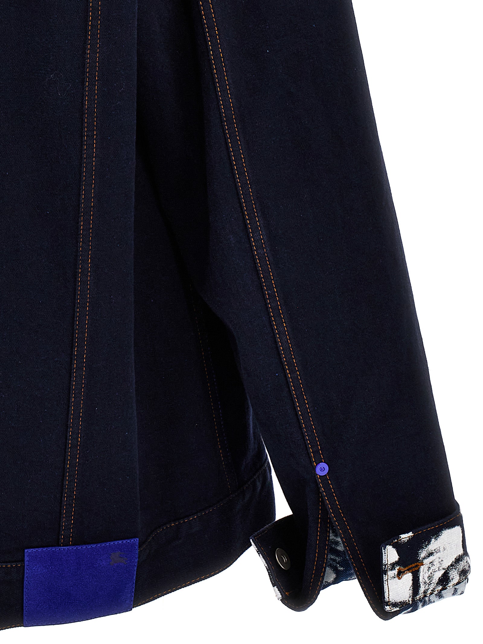 Burberry Blaue Jeansjacke aus Baumwolle