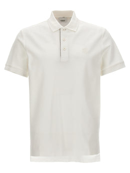 Burberry Weißes Poloshirt aus Baumwolle