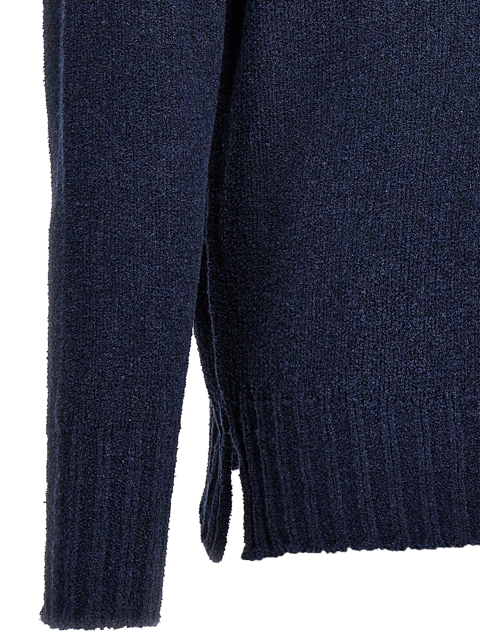 MA'RY'YA Blauer Baumwollcardigan