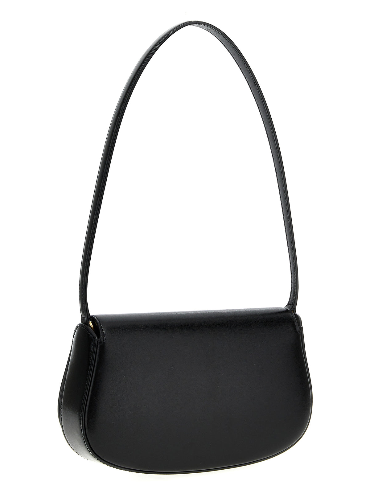 Saint Laurent Schwarze Kalbsleder-Schultertasche