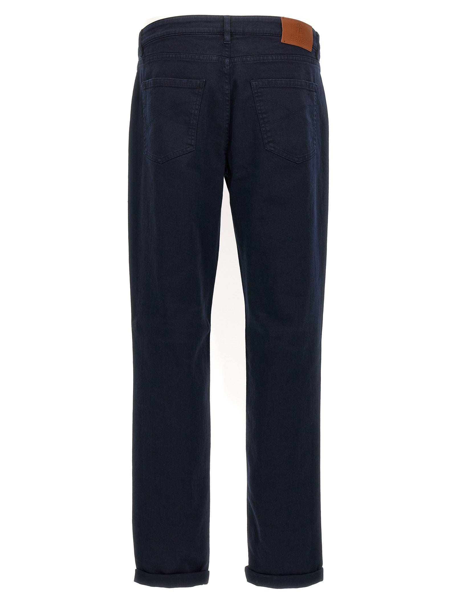 Brunello Cucinelli Blaue Baumwolljeans Denim