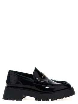 Alexander Wang Schwarze Loafer aus Rindsleder zum Hineinschlüpfen