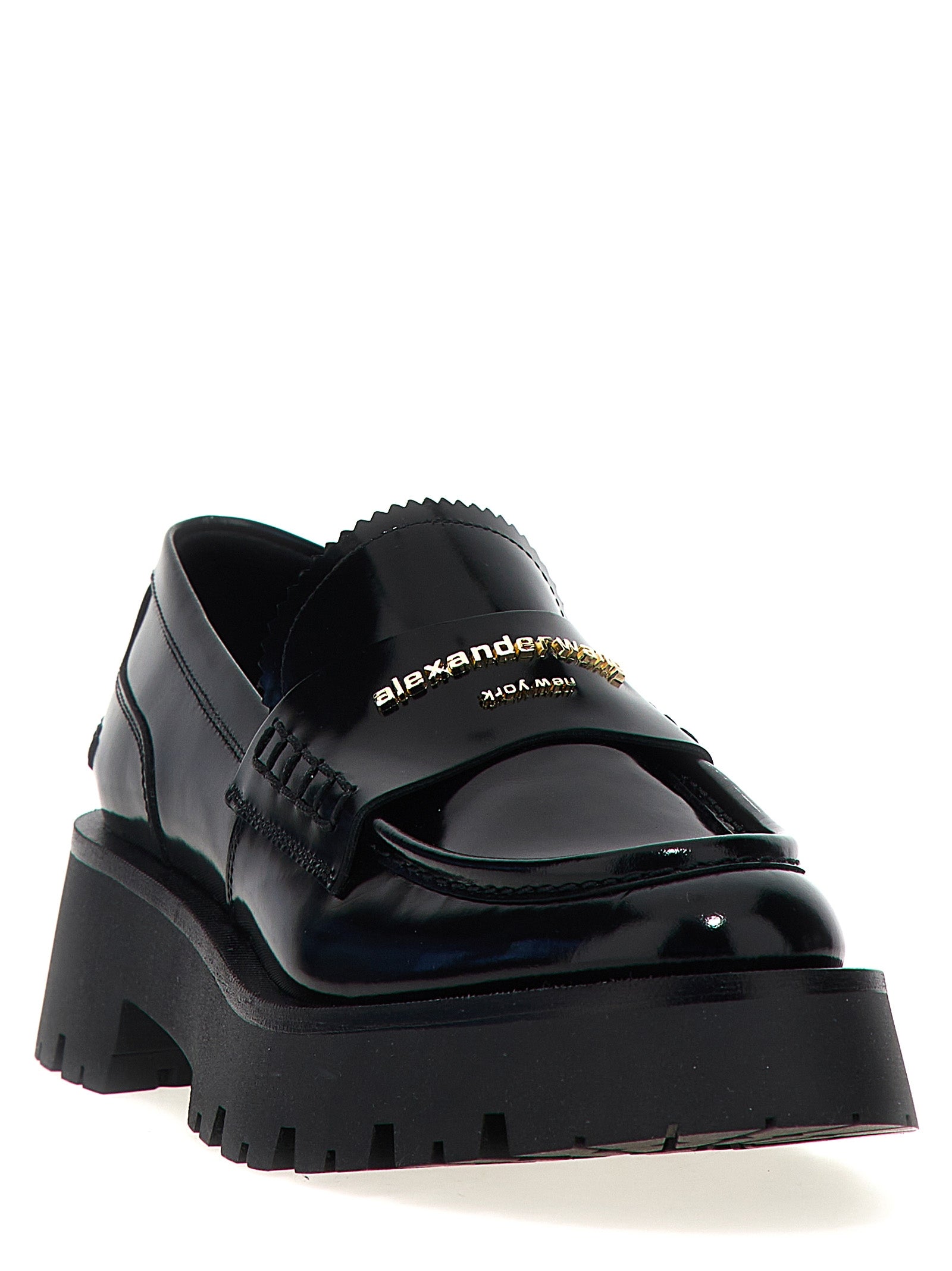 Alexander Wang Schwarze Loafer aus Rindsleder zum Hineinschlüpfen