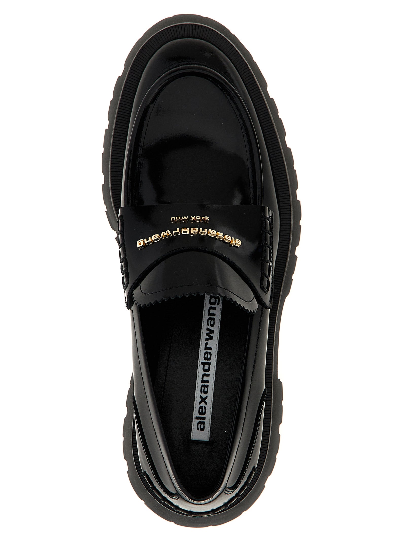 Alexander Wang Schwarze Loafer aus Rindsleder zum Hineinschlüpfen