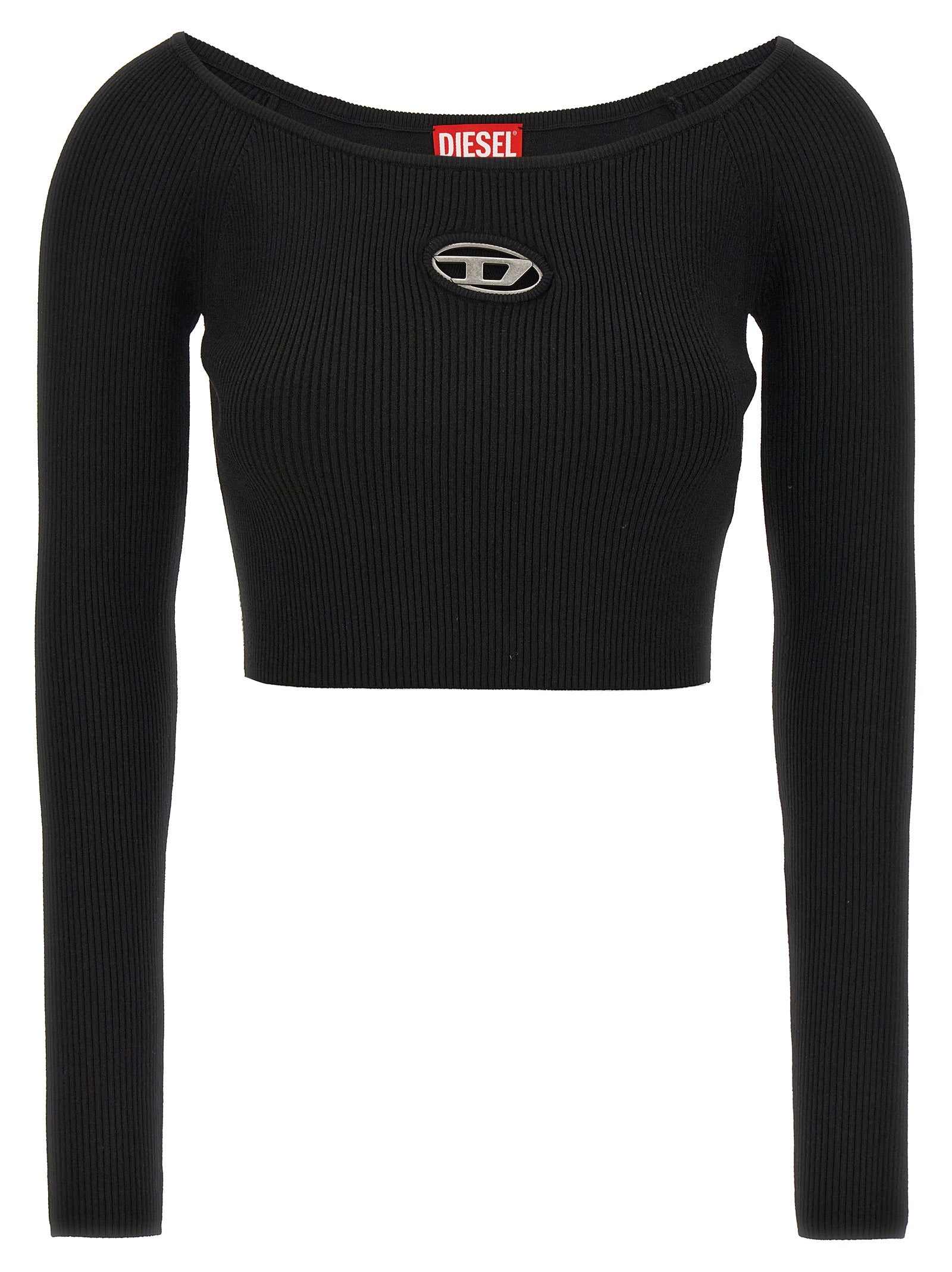 Diesel Schwarzer Cardigan aus Viskose