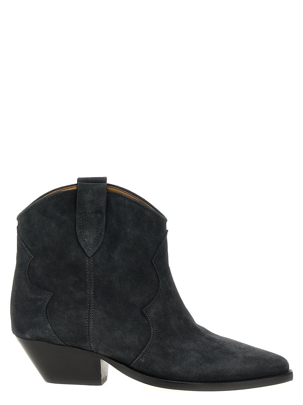 Isabel Marant Schwarze Chelsea Boots aus Kalbsleder