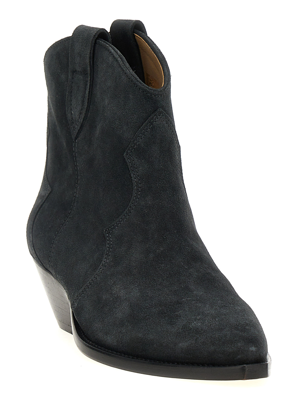 Isabel Marant Schwarze Chelsea Boots aus Kalbsleder