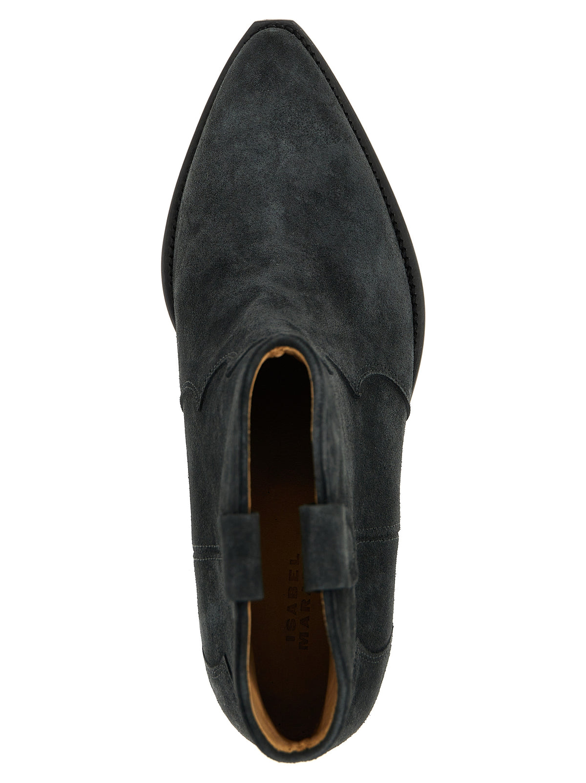 Isabel Marant Schwarze Chelsea Boots aus Kalbsleder