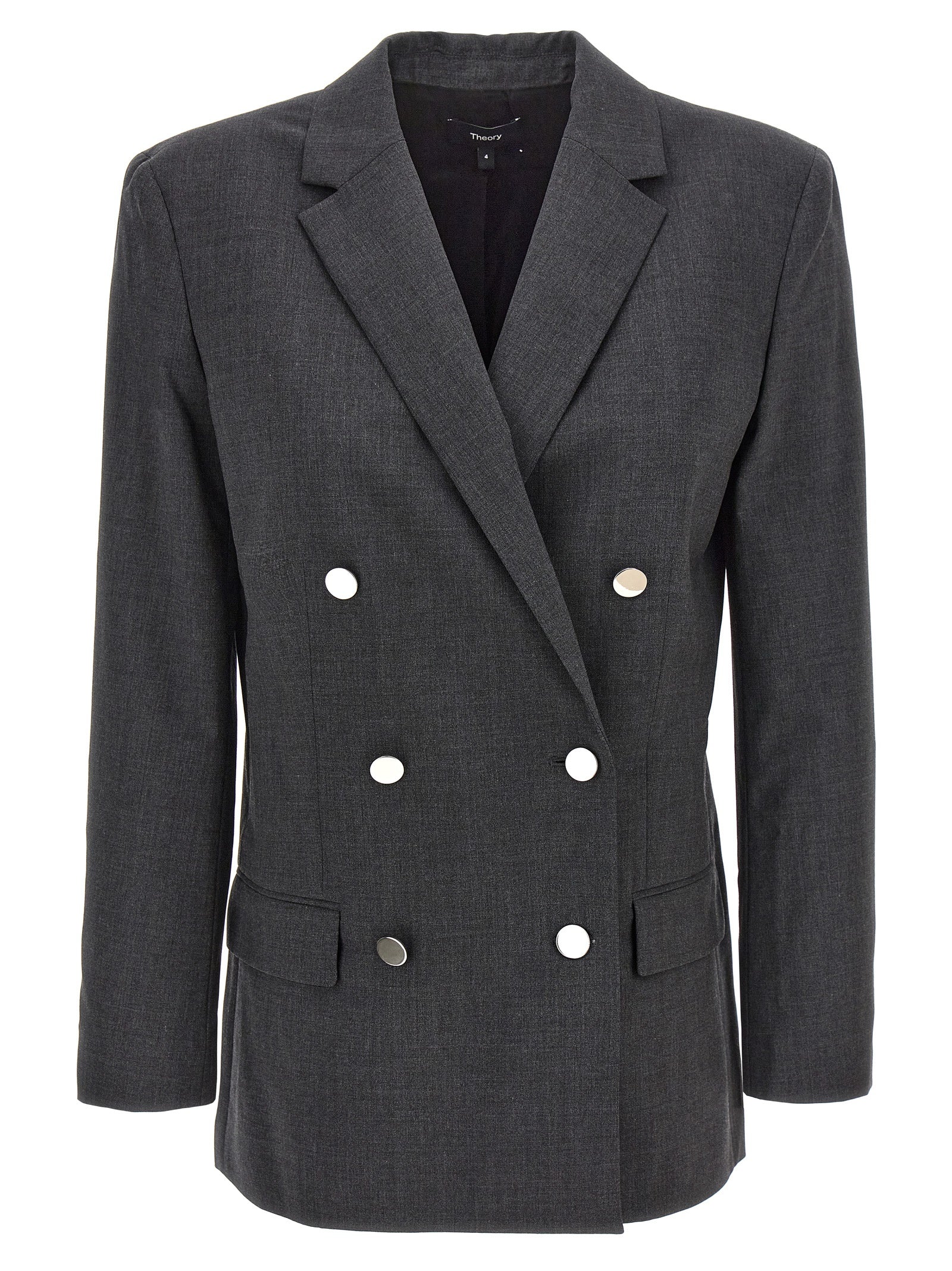 Theory Grauer Wollblazer