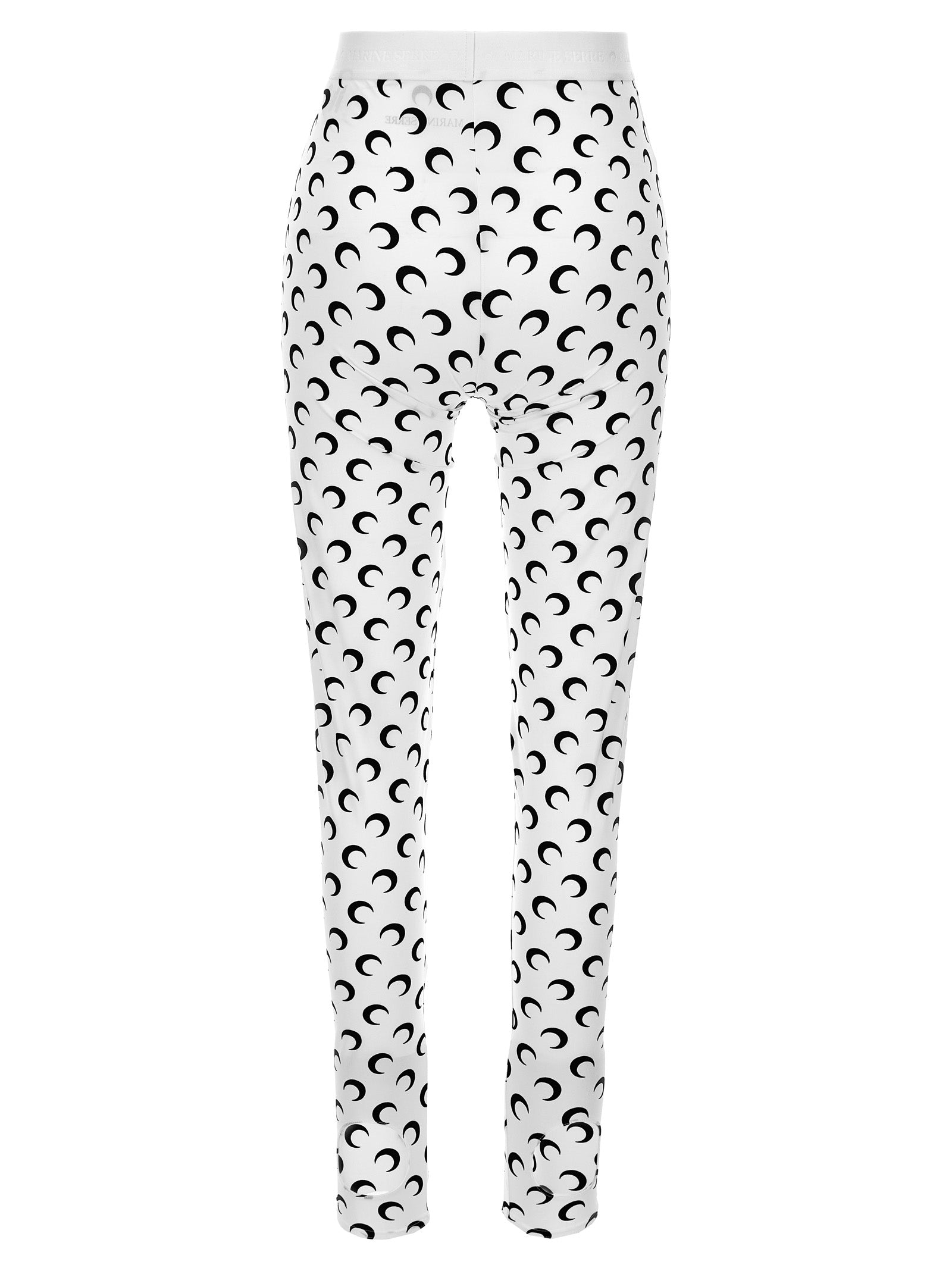 Marine Serre Bicolor Polyamid-Leggings