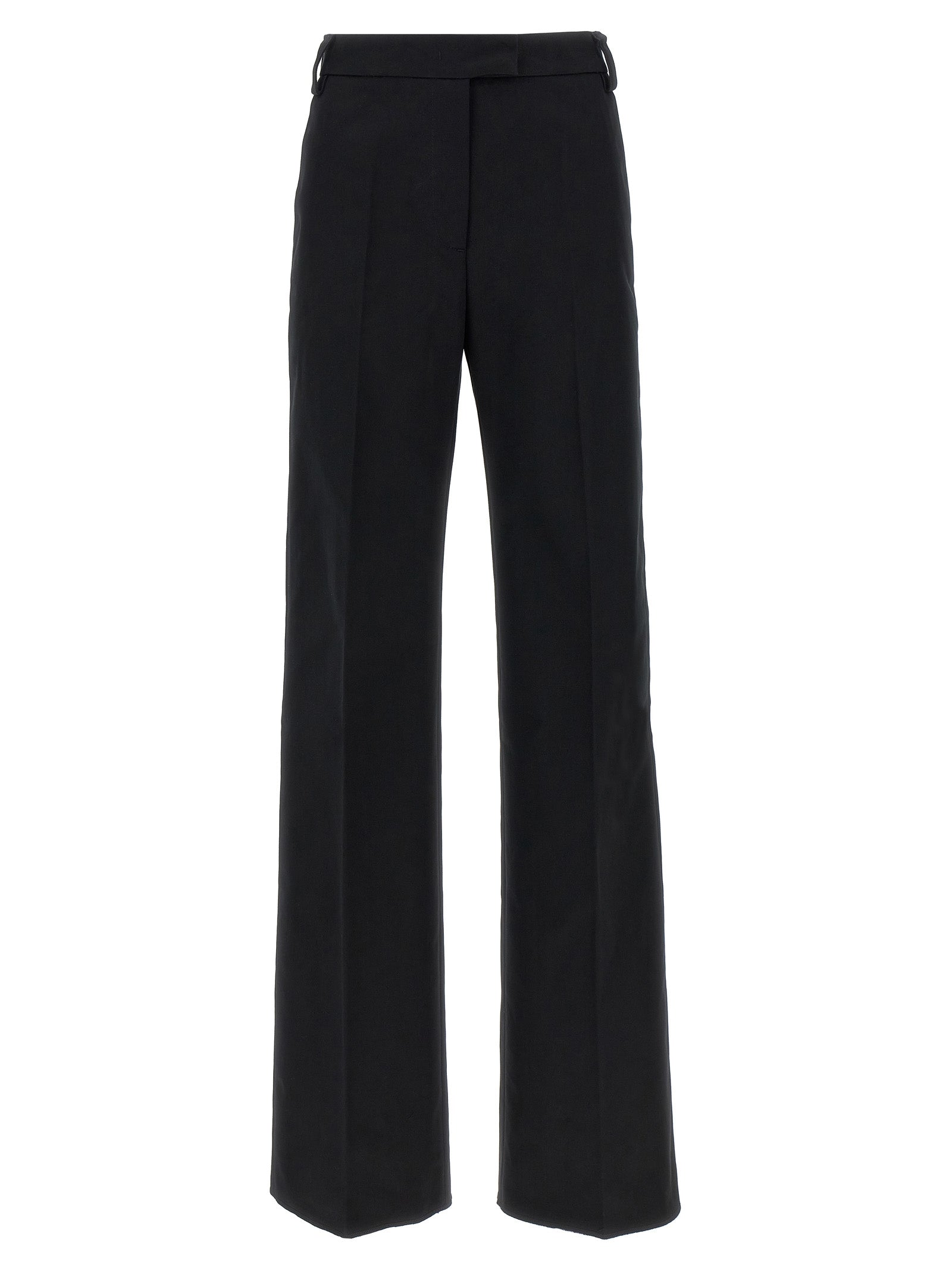 THELATEST Schwarze Baumwoll-Freizeithose