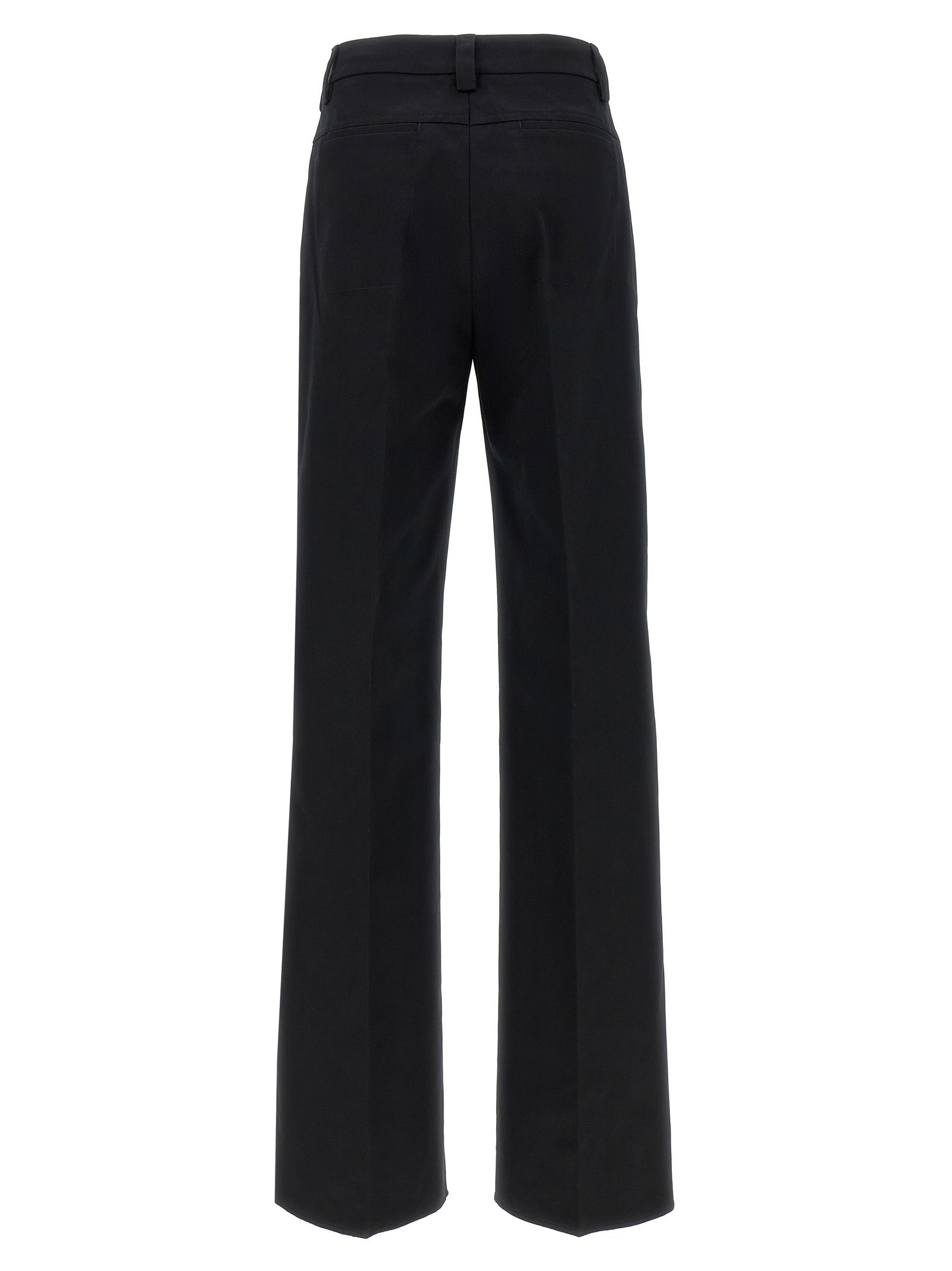 THELATEST Schwarze Baumwoll-Freizeithose