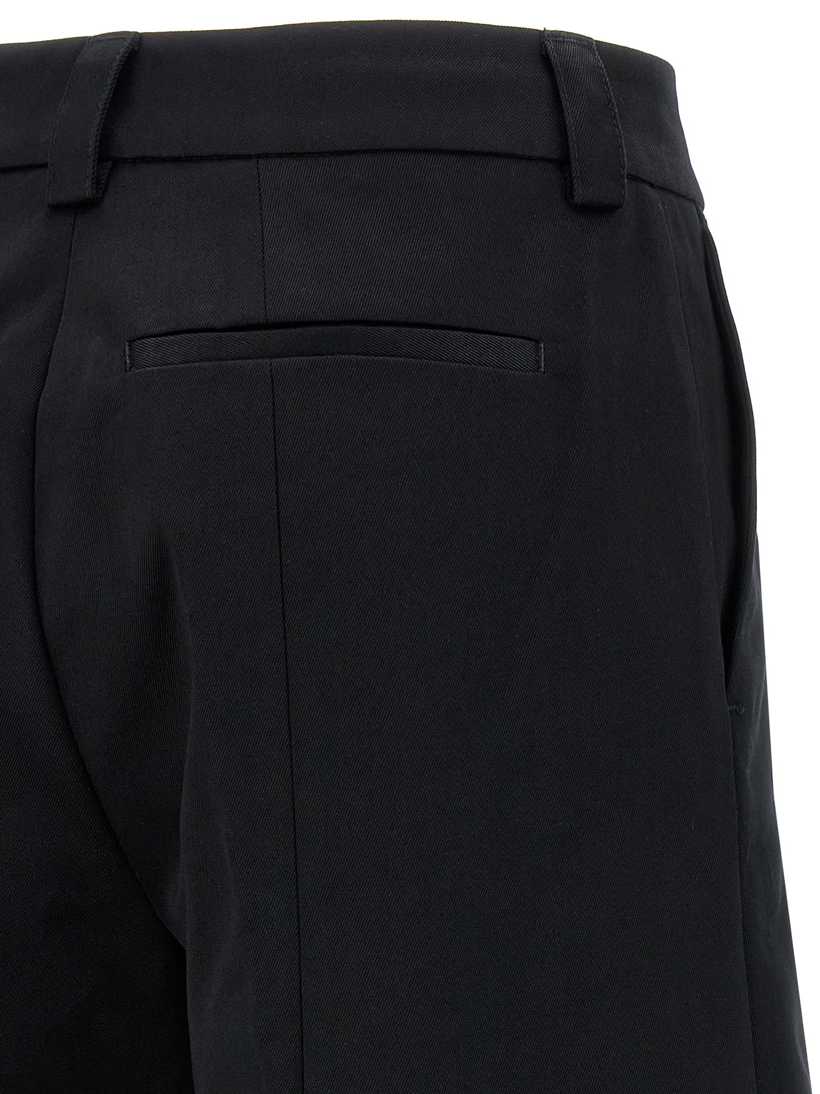 THELATEST Schwarze Baumwoll-Freizeithose