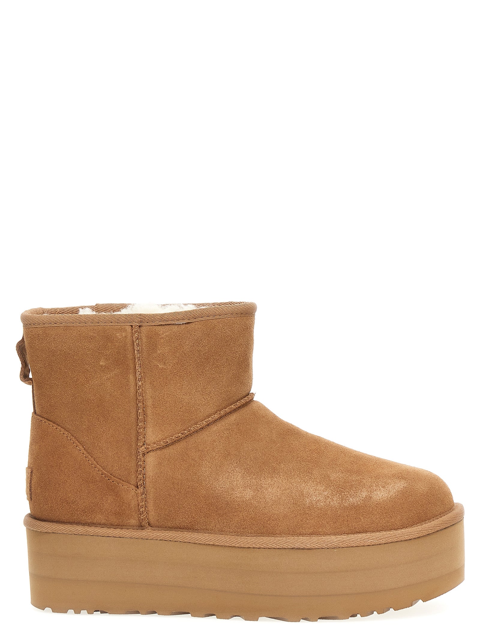 UGG Braune Ankle Boots aus Rindsleder