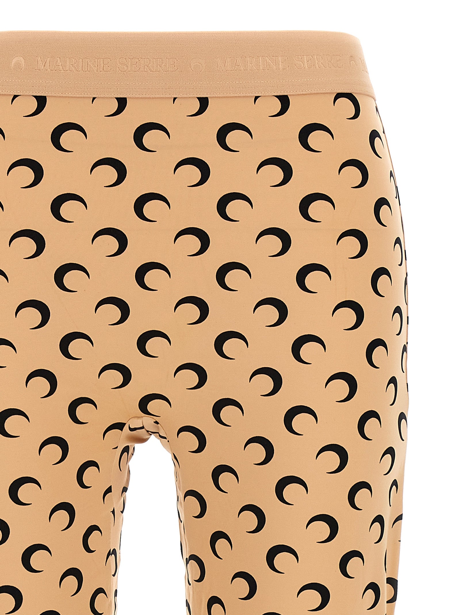 Marine Serre Beige Polyamid Leggings