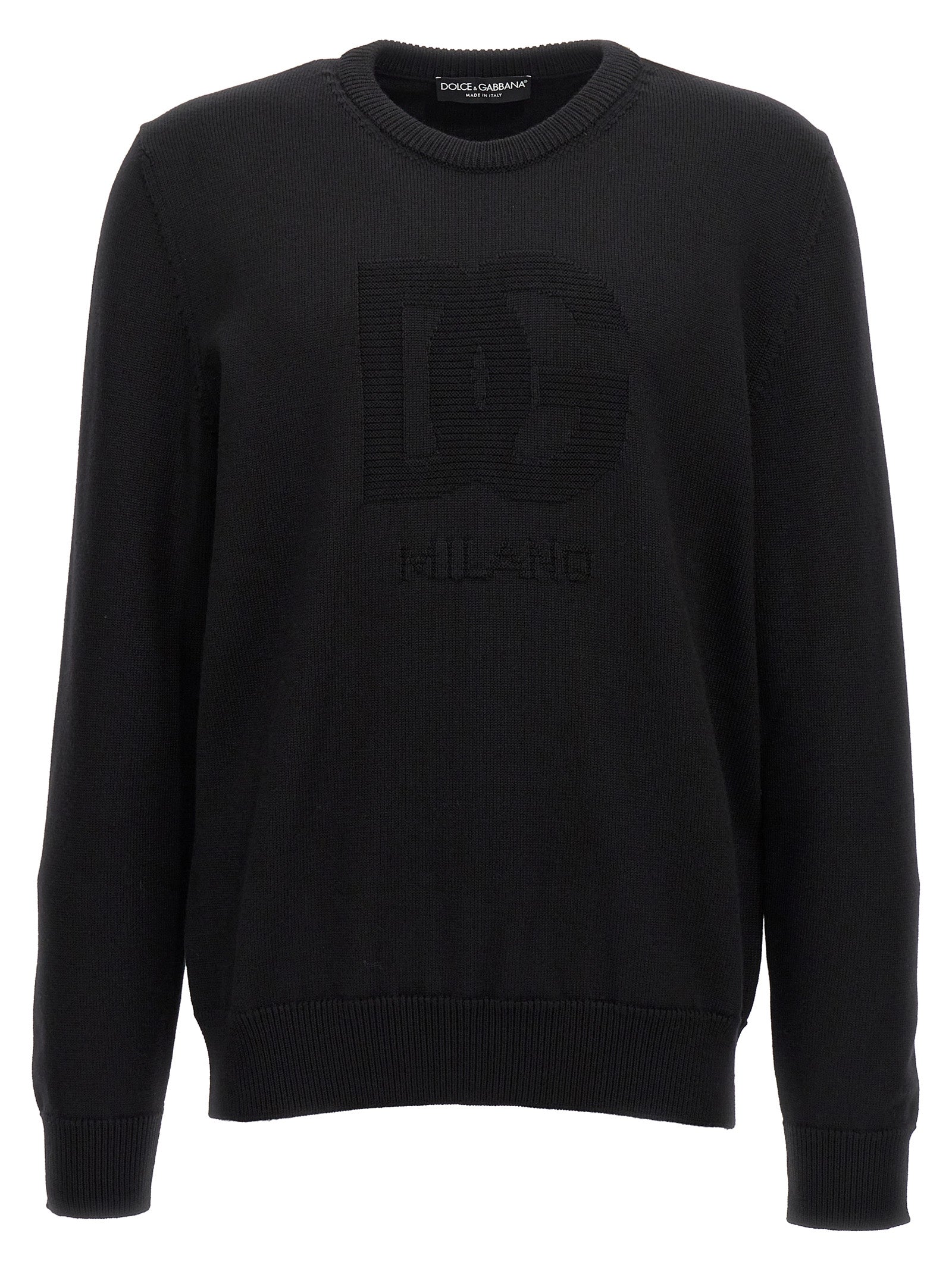 Dolce & Gabbana Schwarzer Cardigan aus Schurwolle
