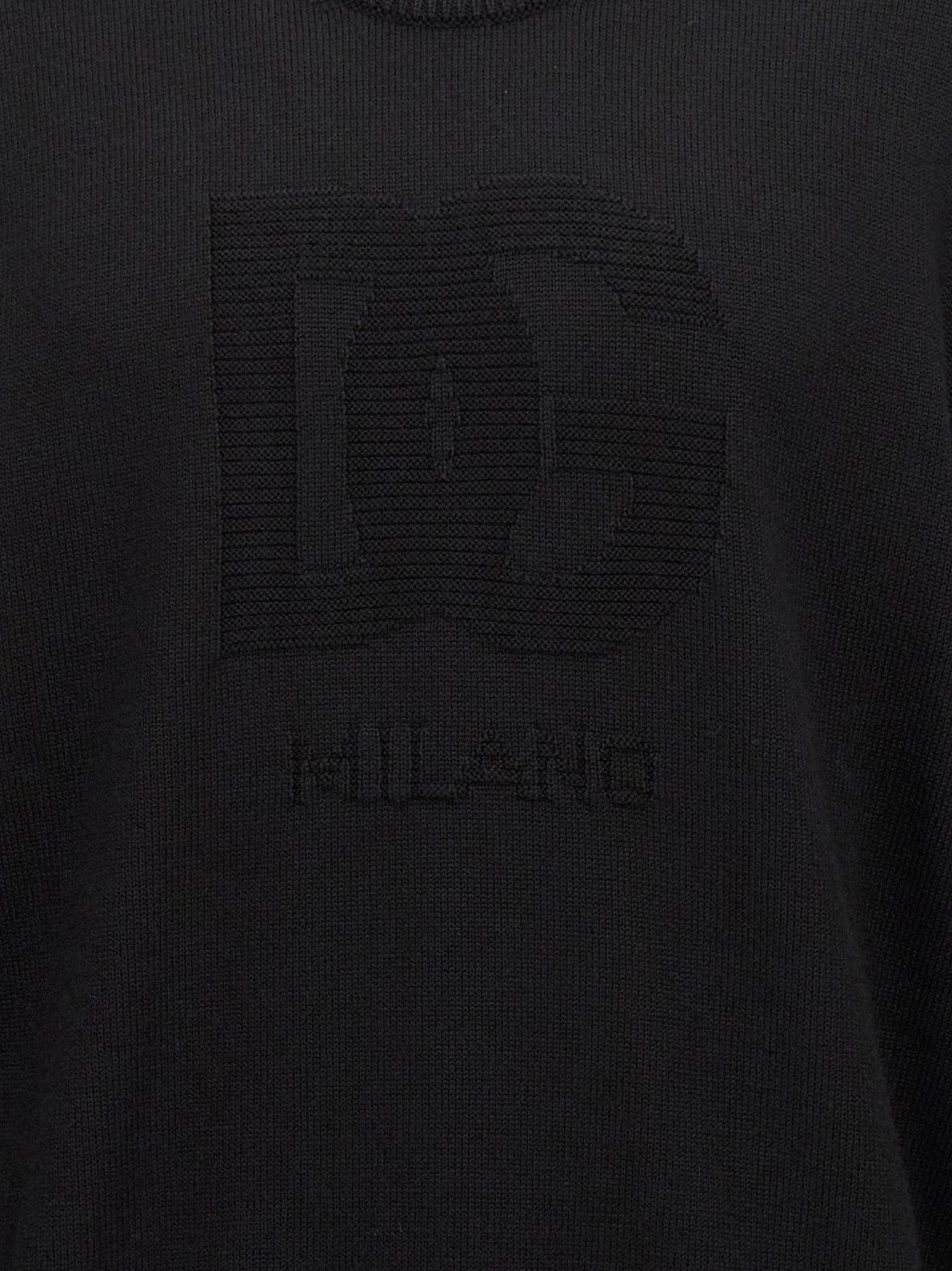 Dolce & Gabbana Schwarzer Cardigan aus Schurwolle